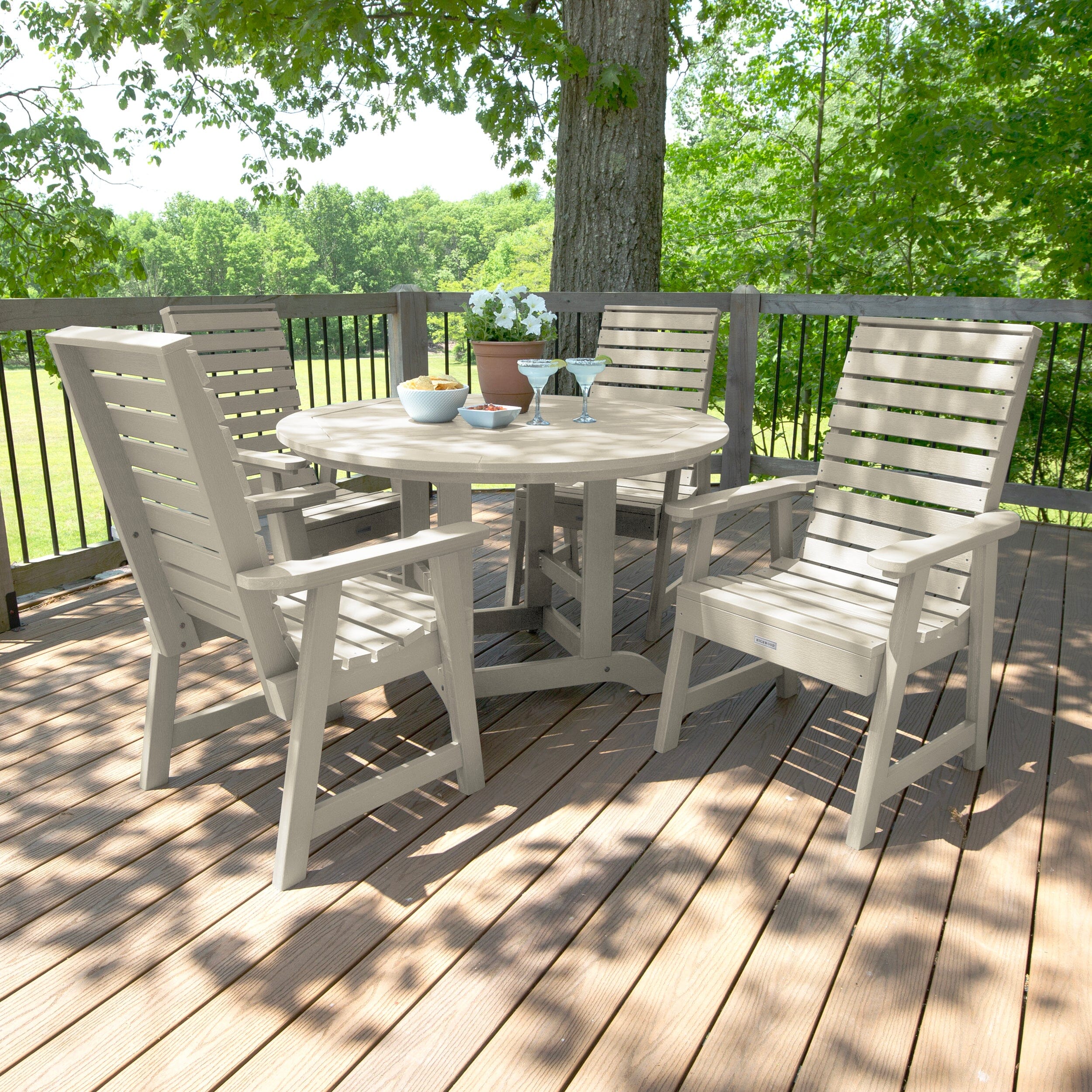 Weatherly 5pc 48in Round Dining Set - Dining Height - Image 11