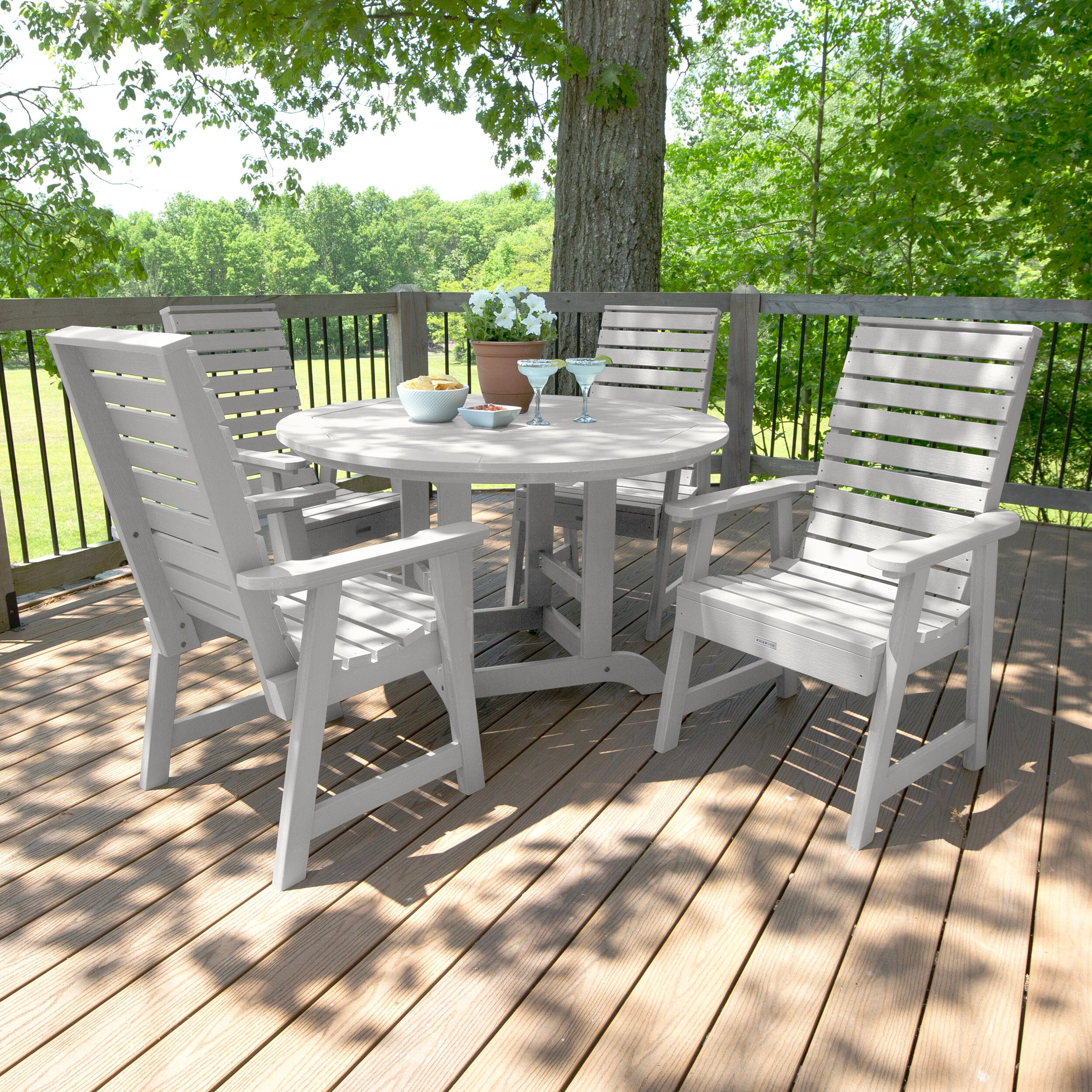 Weatherly 5pc 48in Round Dining Set - Dining Height - Image 14