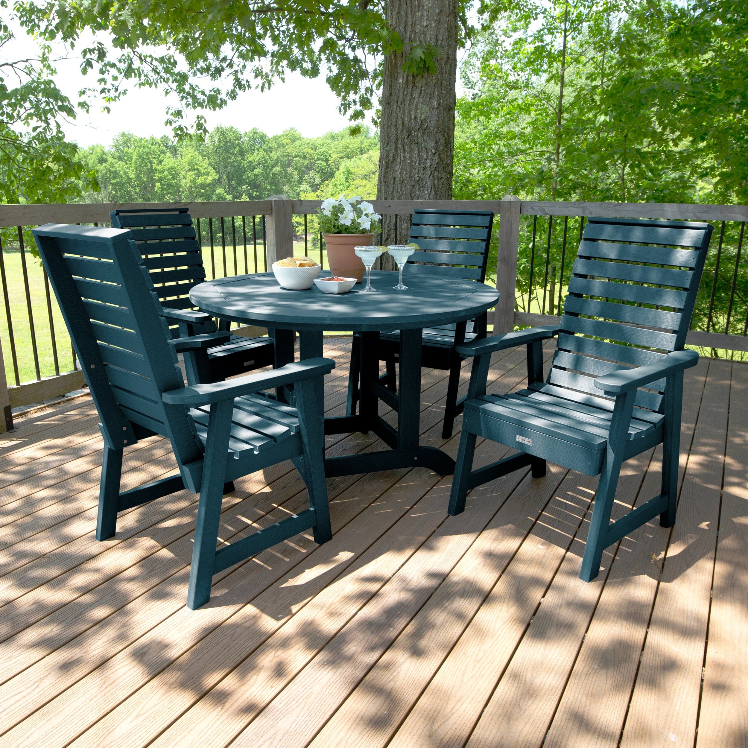 Weatherly 5pc 48in Round Dining Set - Dining Height - Image 17