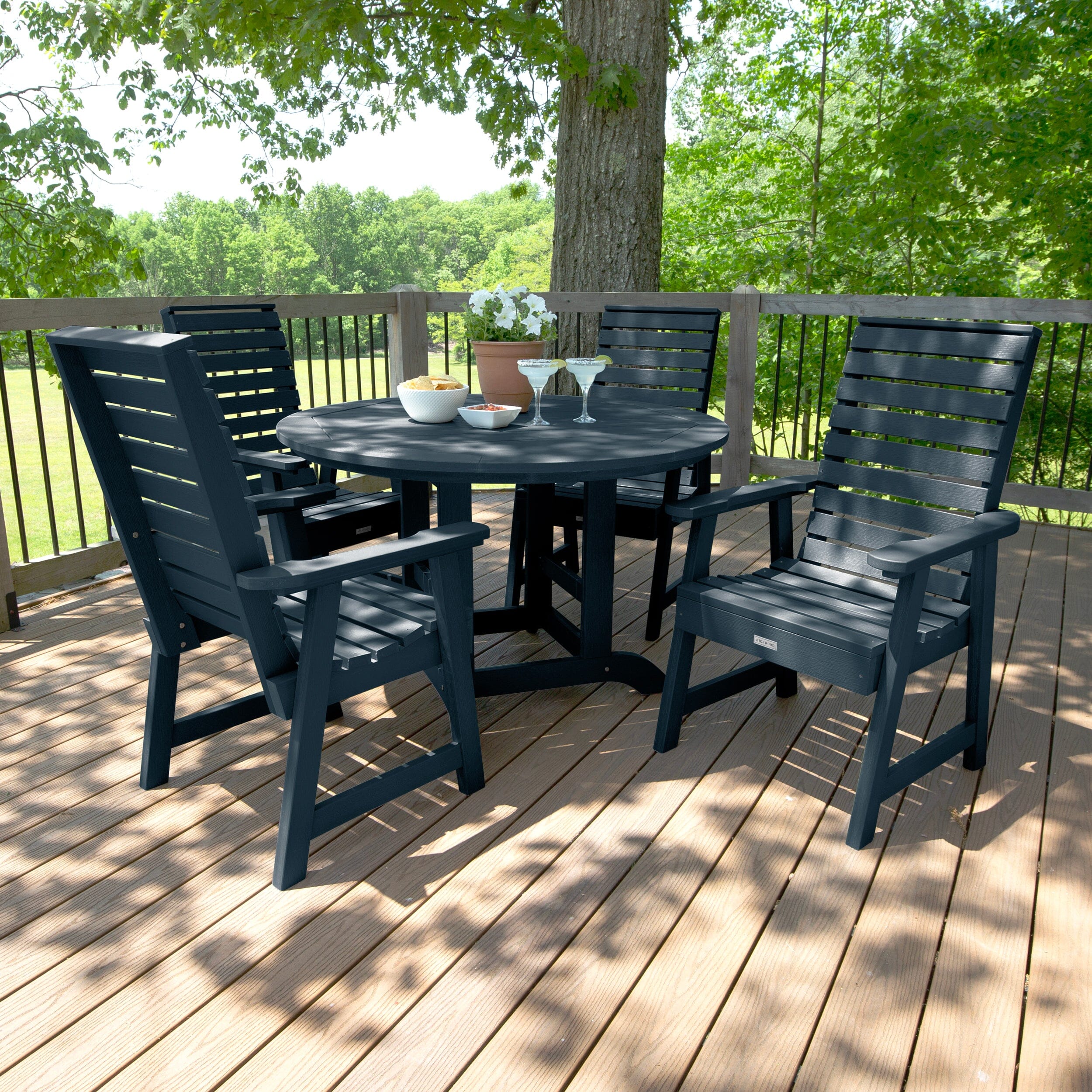 Weatherly 5pc 48in Round Dining Set - Dining Height - Image 20