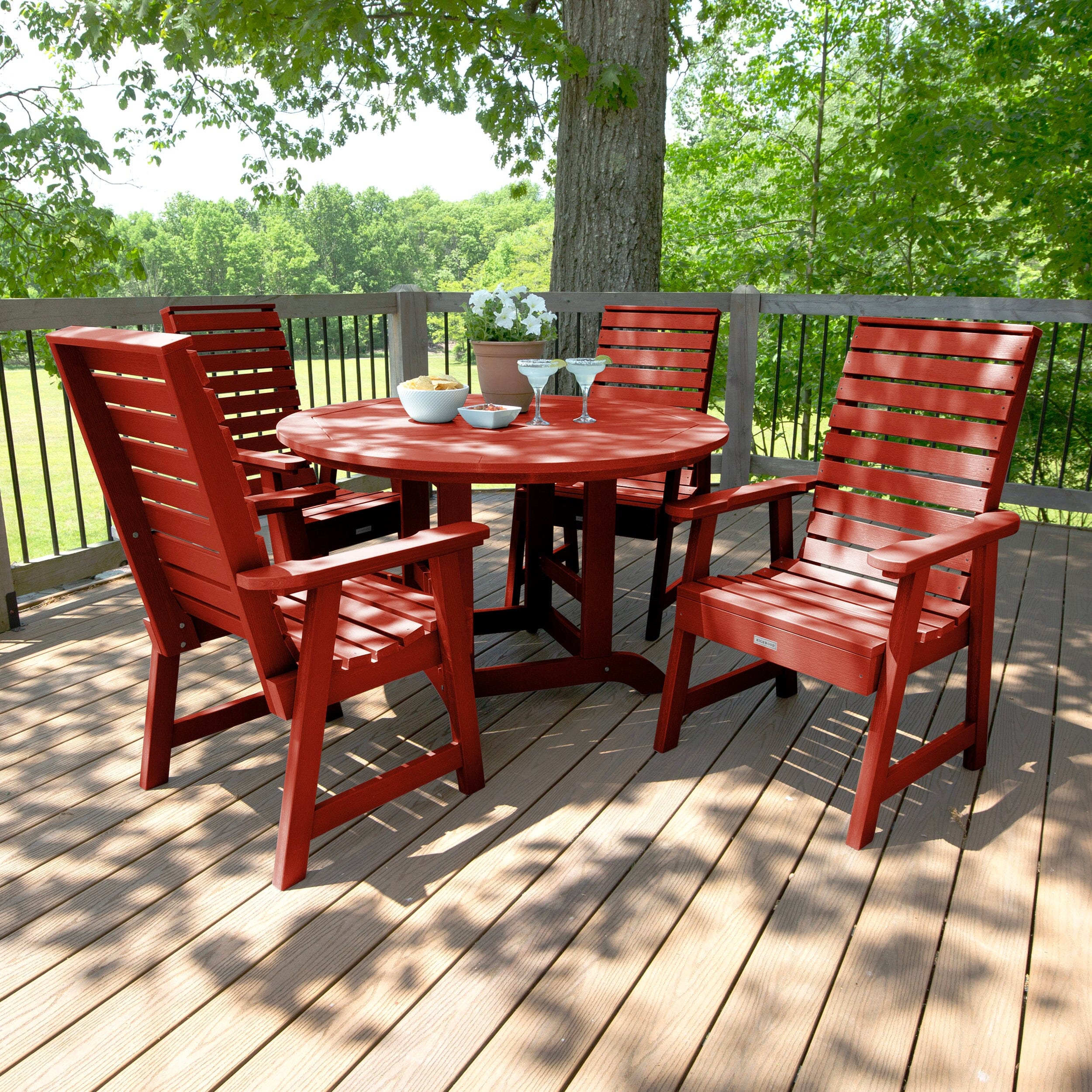 Weatherly 5pc 48in Round Dining Set - Dining Height - Image 23