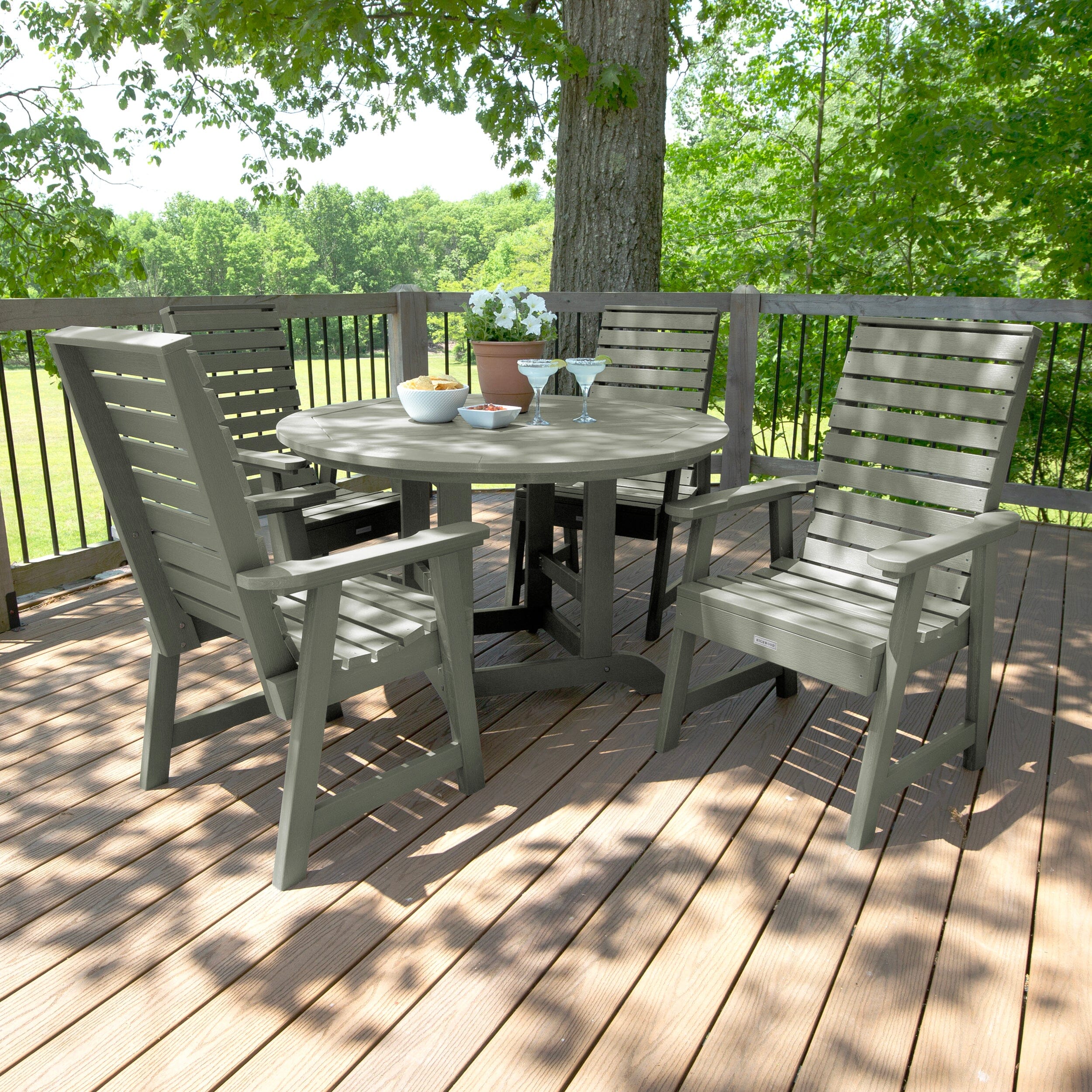 Weatherly 5pc 48in Round Dining Set - Dining Height - Image 26