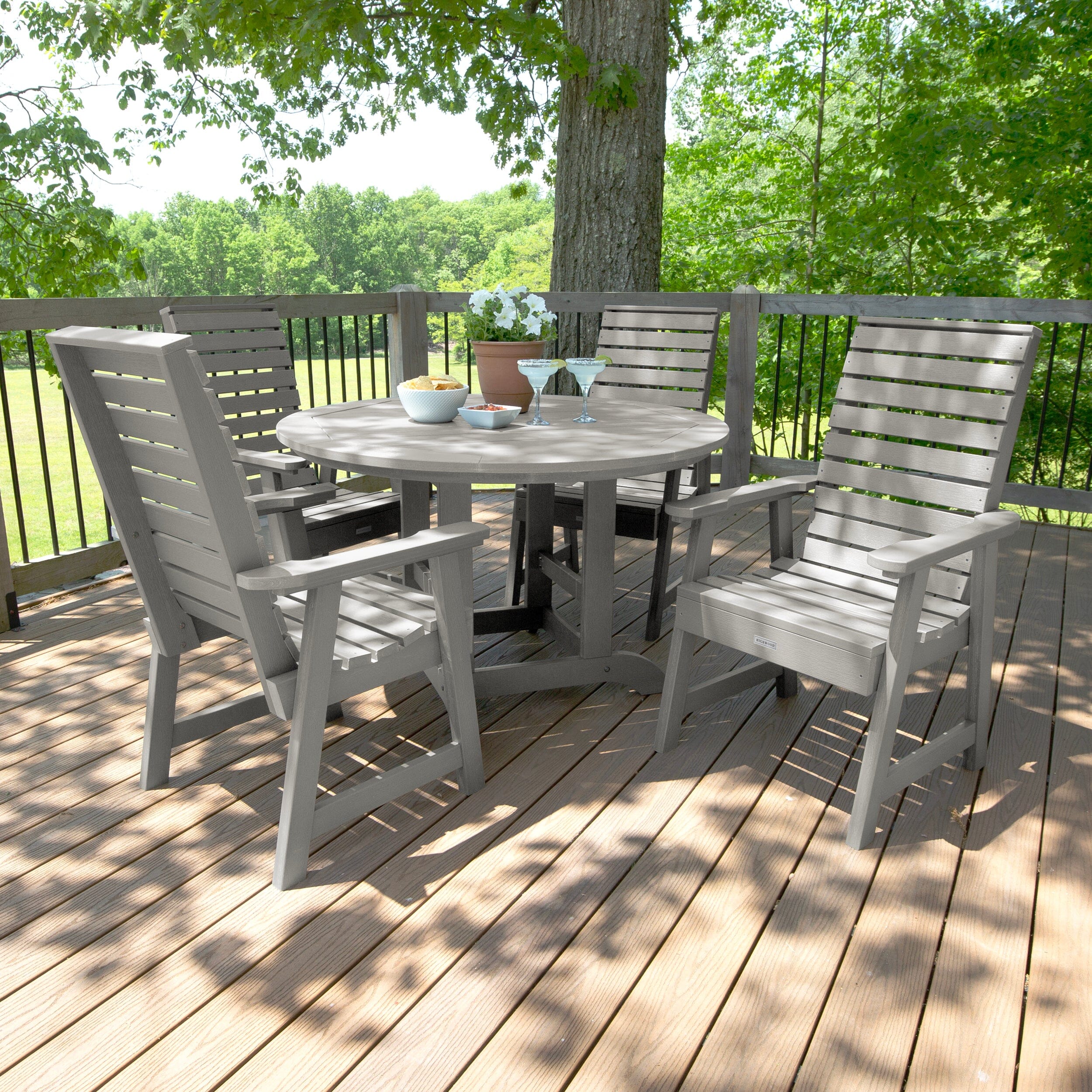 Weatherly 5pc 48in Round Dining Set - Dining Height - Image 29