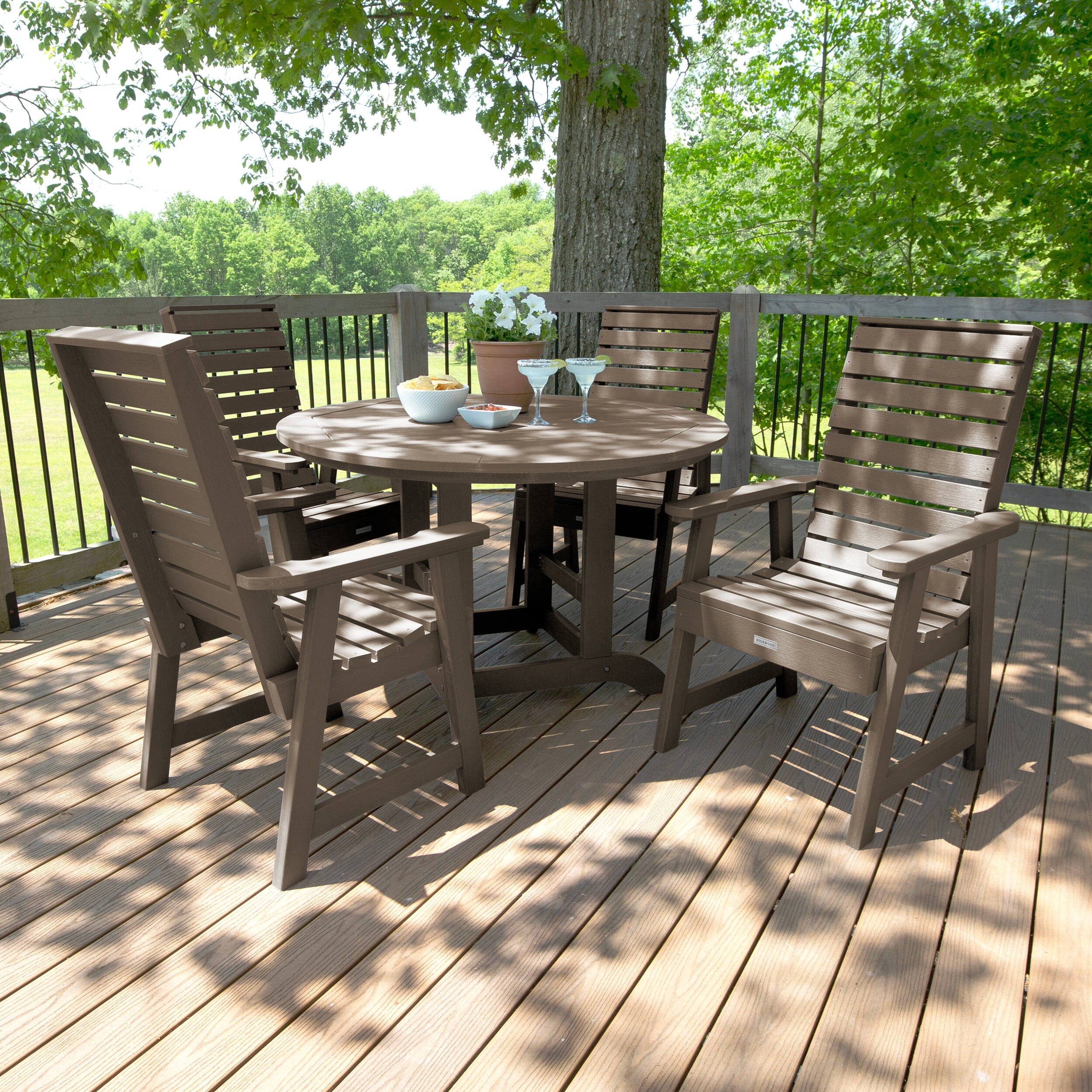Weatherly 5pc 48in Round Dining Set - Dining Height - Image 32