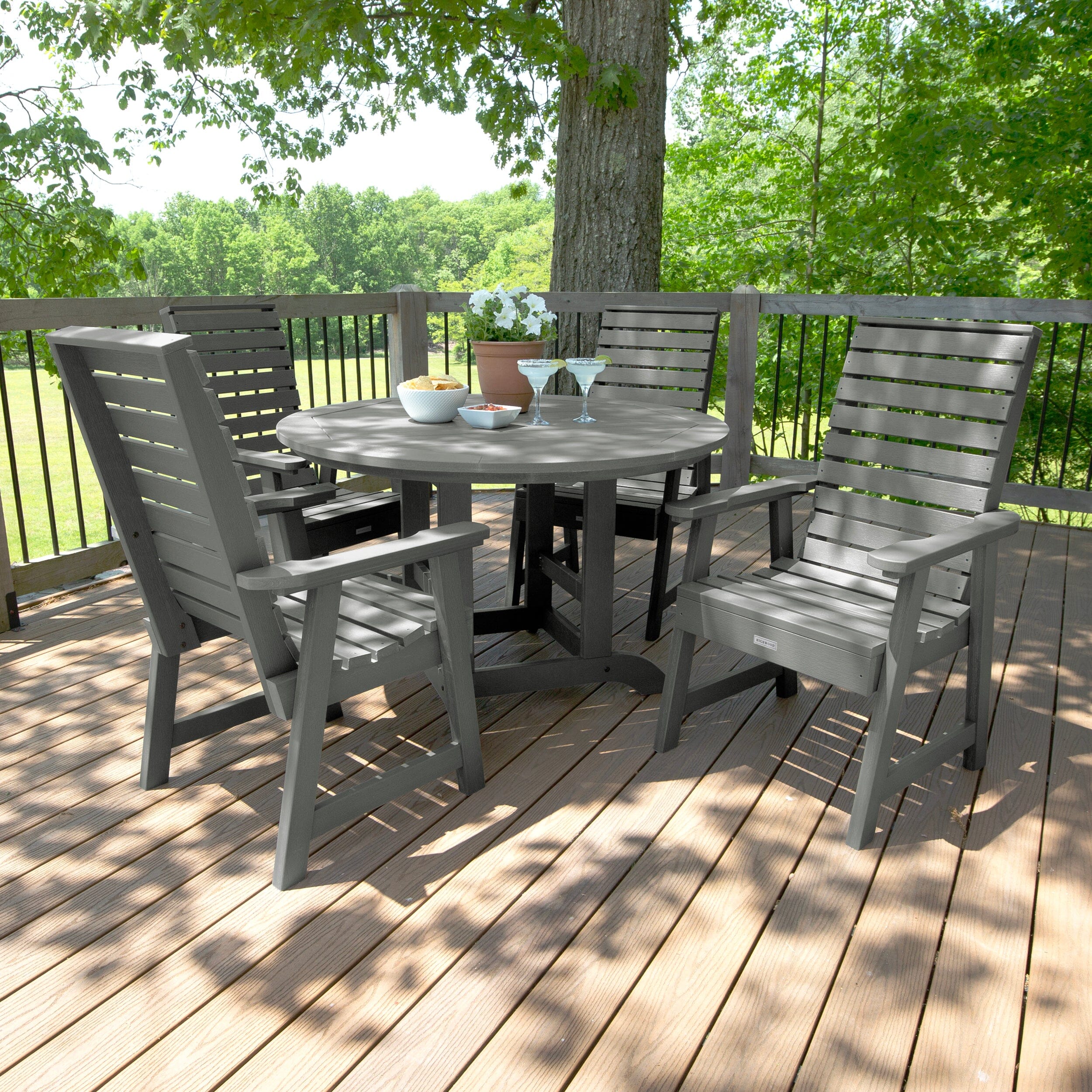 Weatherly 5pc 48in Round Dining Set - Dining Height - Image 8