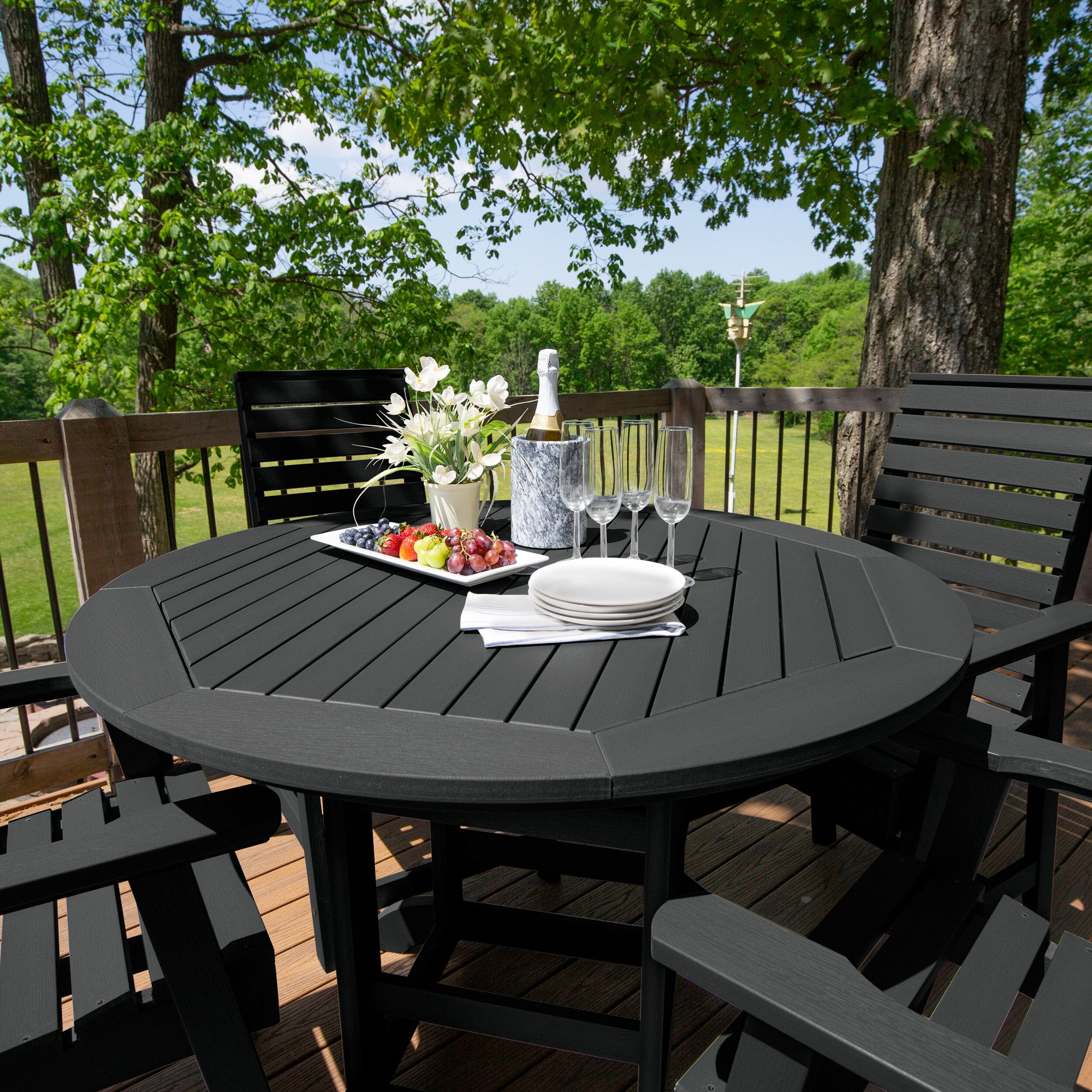Weatherly 5pc 48in Round Dining Set - Counter Height - Image 11