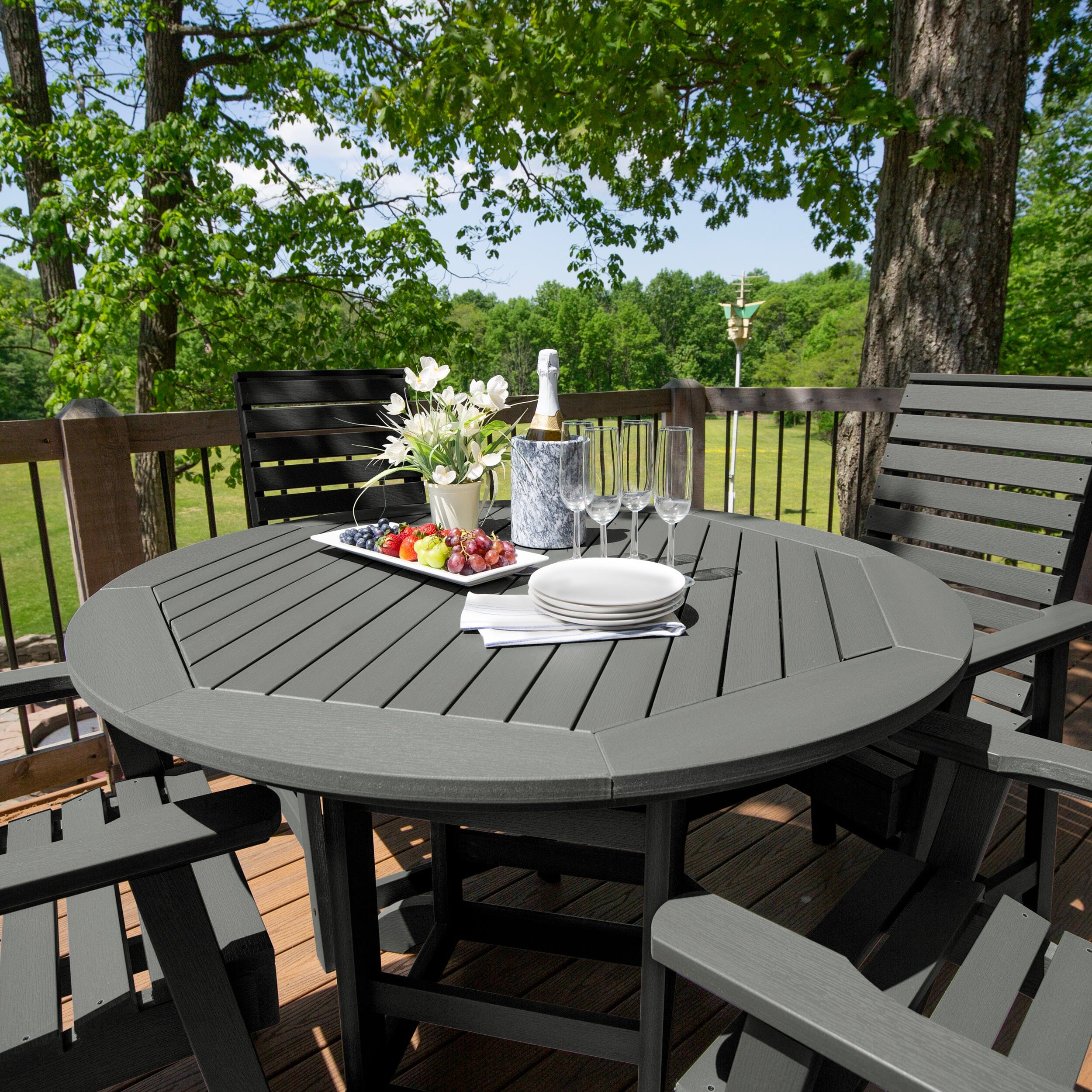 Weatherly 5pc 48in Round Dining Set - Counter Height - Image 19