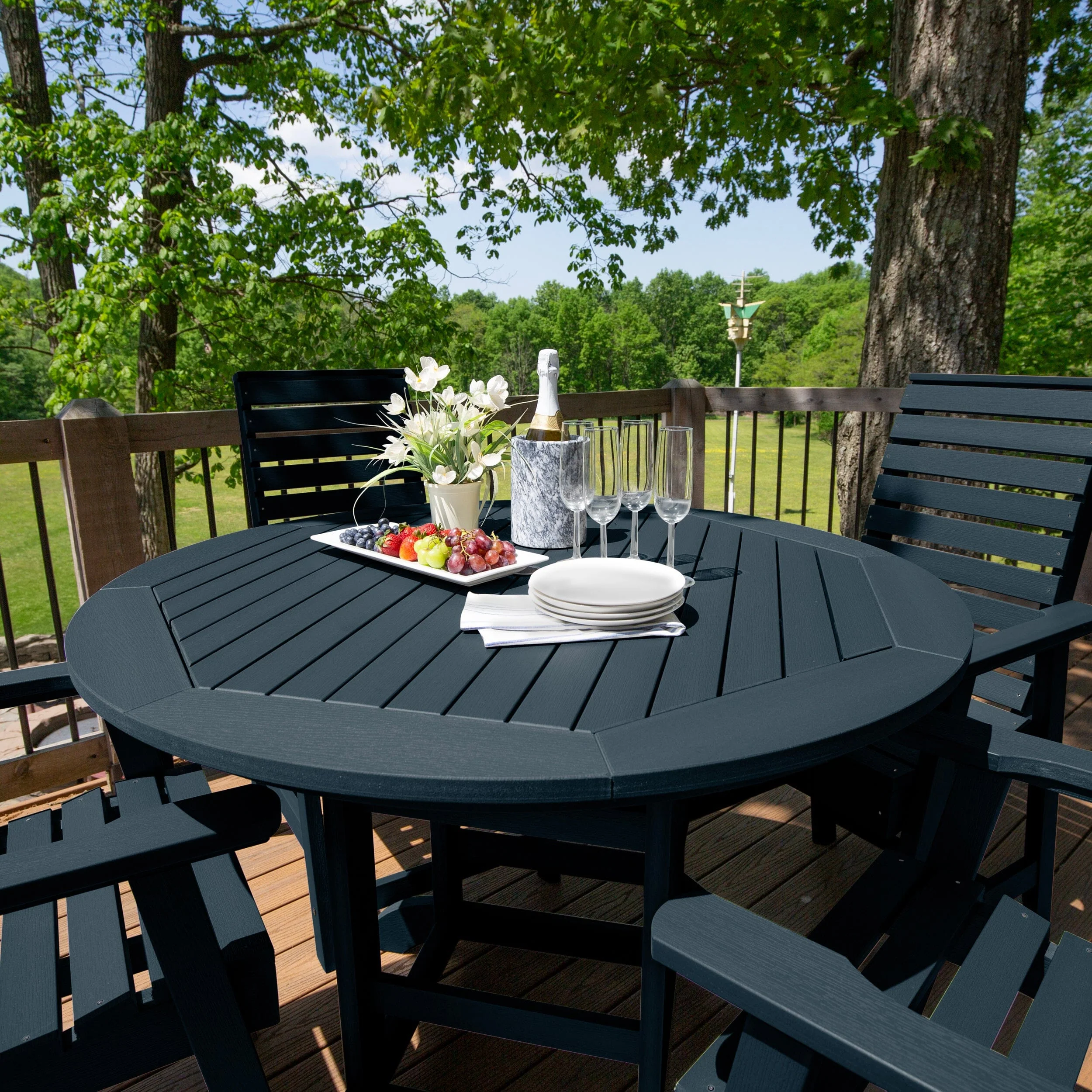 Weatherly 5pc 48in Round Dining Set - Counter Height - Image 27