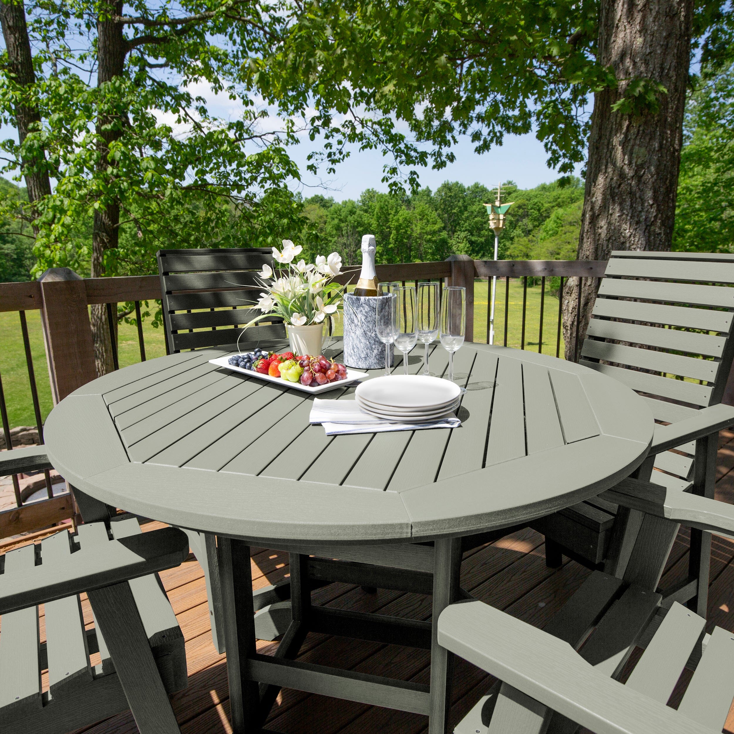 Weatherly 5pc 48in Round Dining Set - Counter Height - Image 35