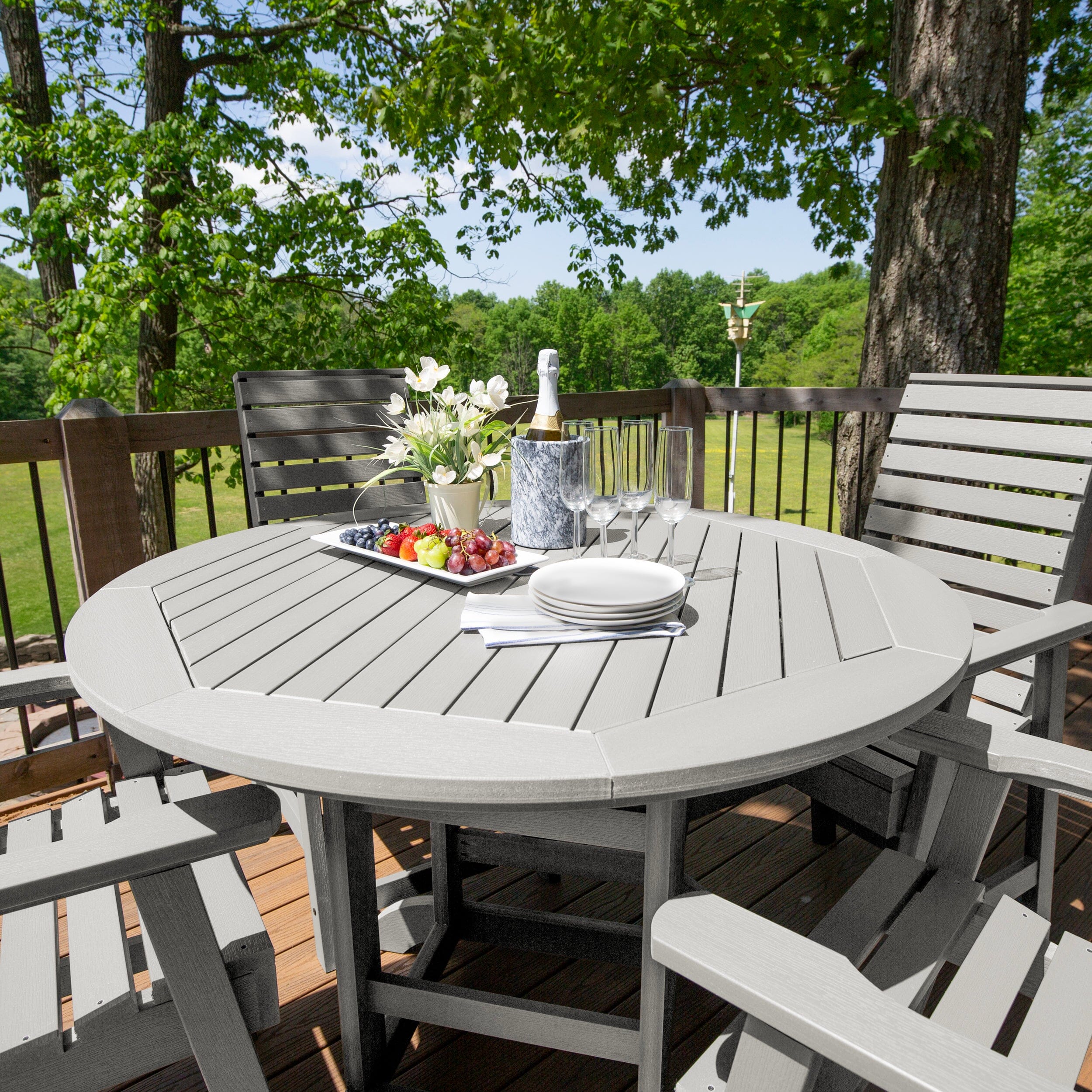 Weatherly 5pc 48in Round Dining Set - Counter Height - Image 39