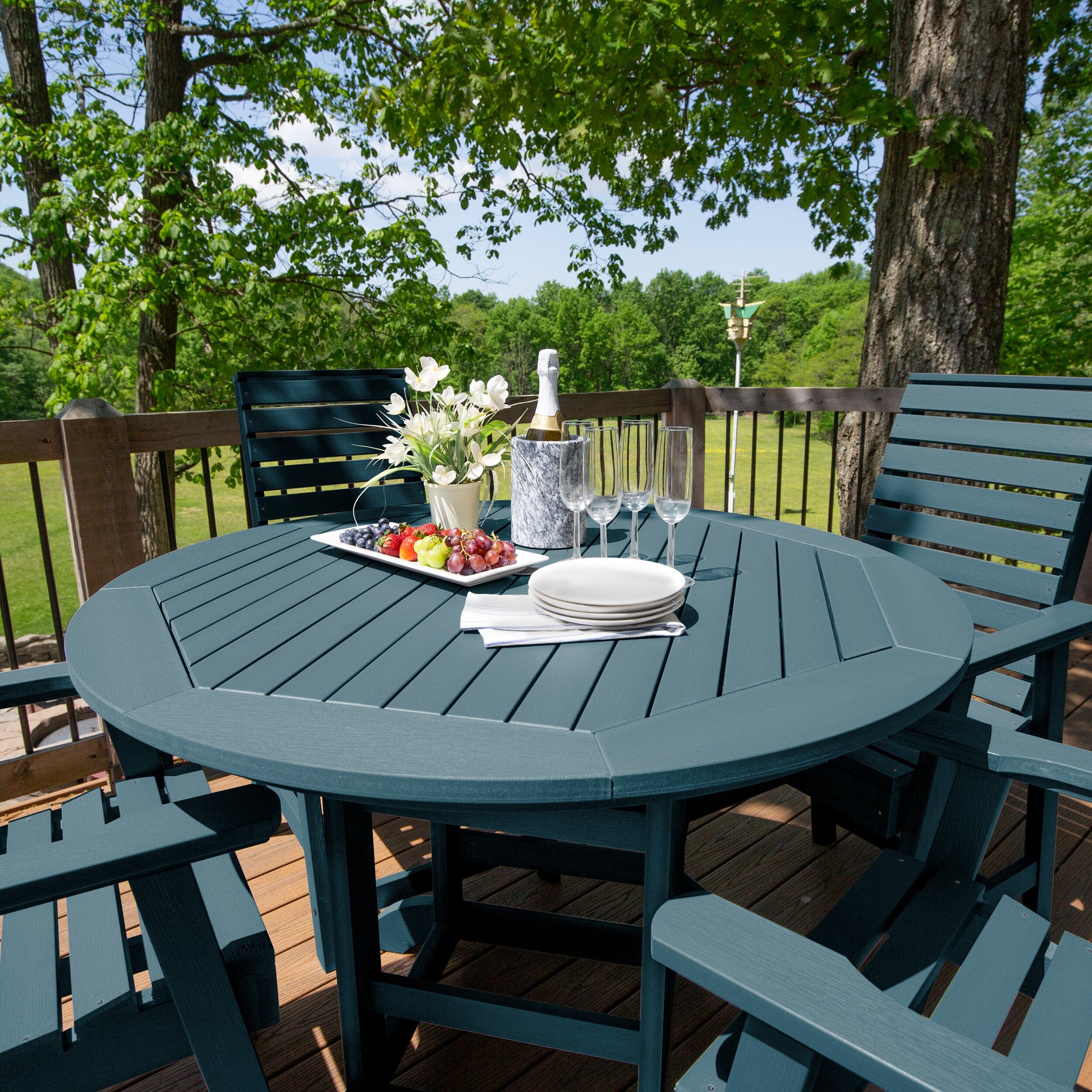 Weatherly 5pc 48in Round Dining Set - Counter Height - Image 7