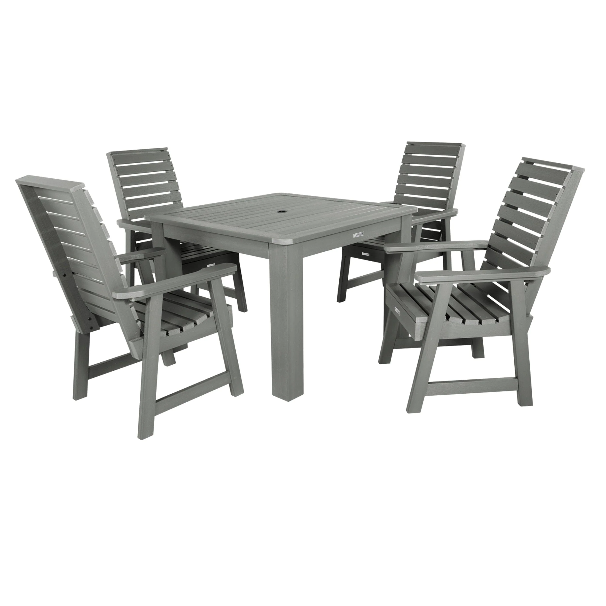 Weatherly 5pc Square Dining Set 42in x 42in - Dining Height - Image 13