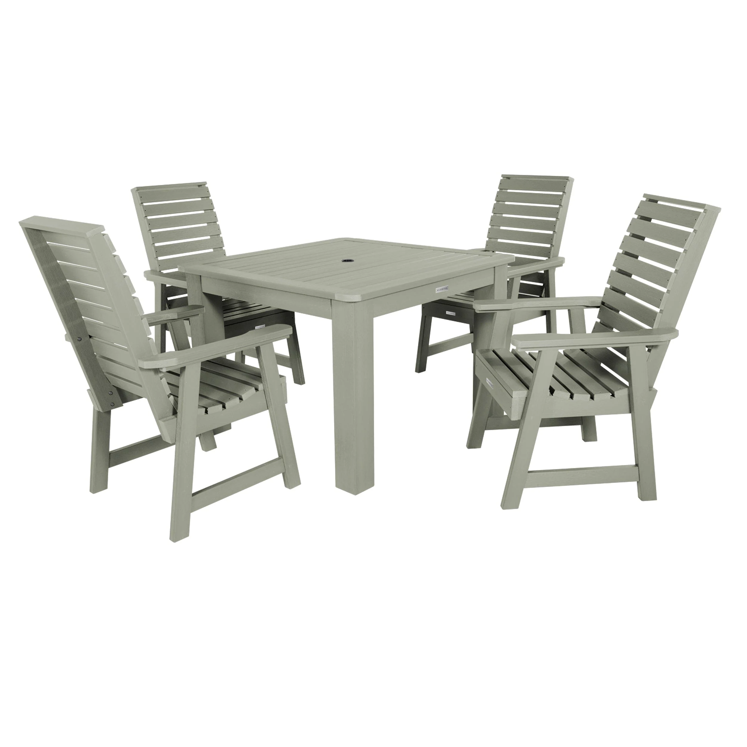 Weatherly 5pc Square Dining Set 42in x 42in - Dining Height - Image 25