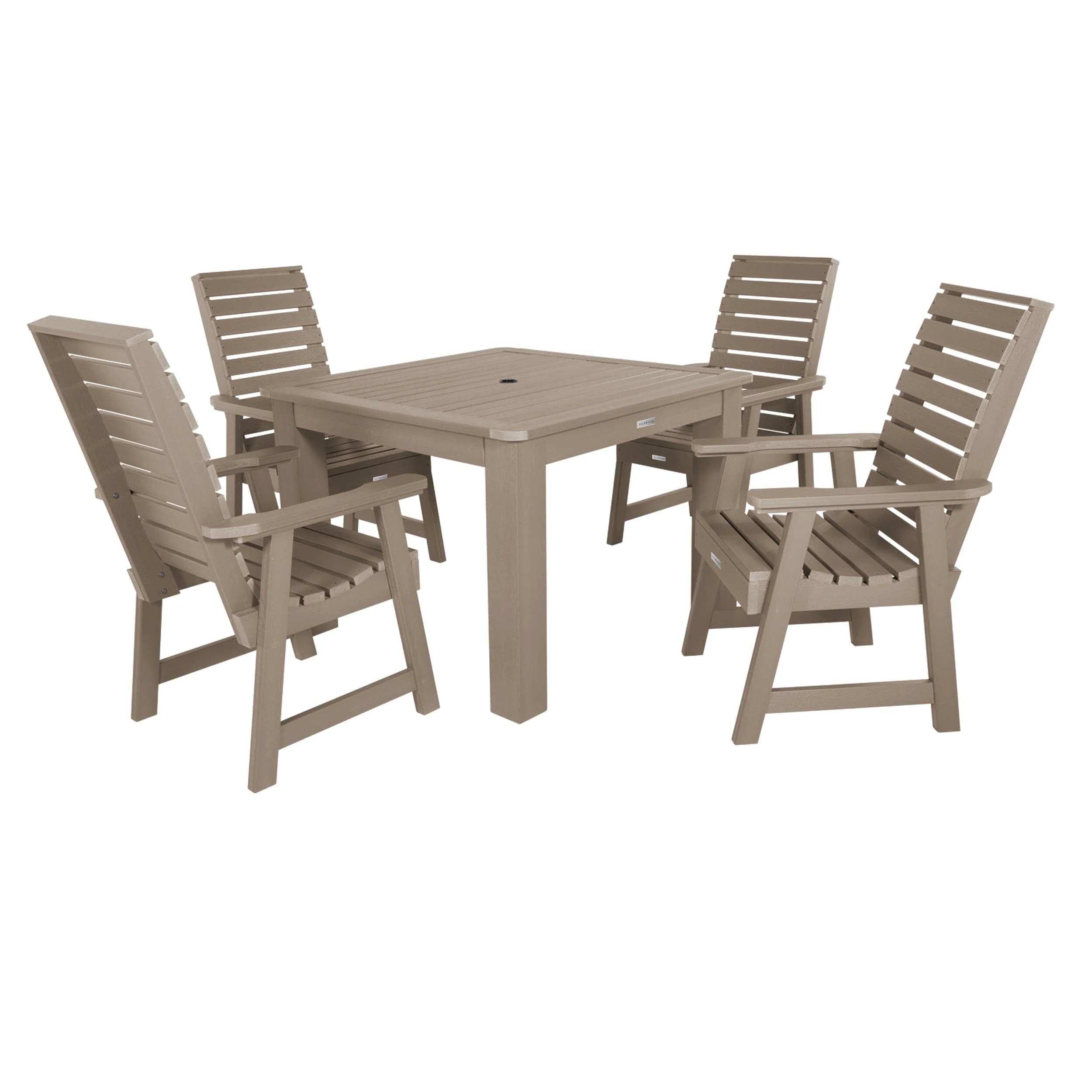 Weatherly 5pc Square Dining Set 42in x 42in - Dining Height - Image 31