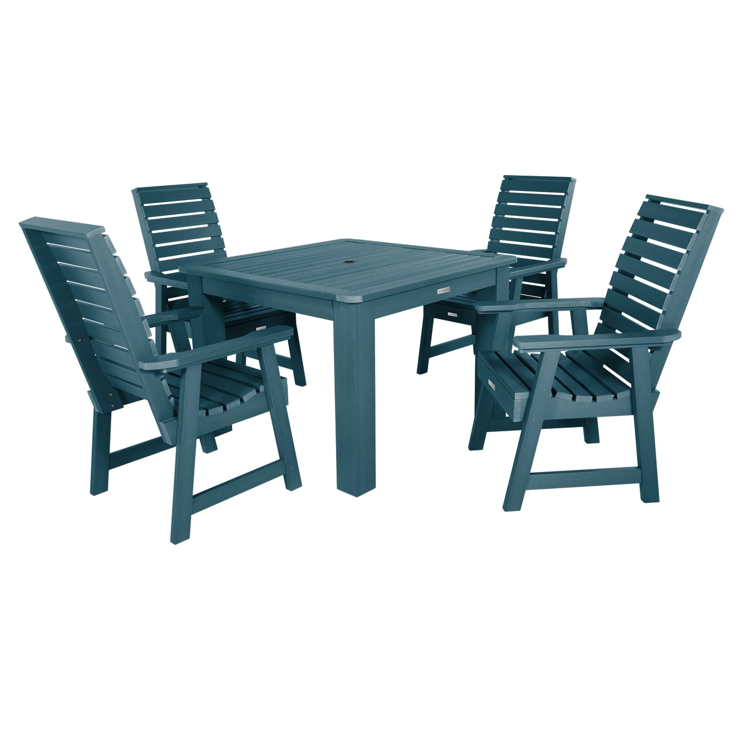 Weatherly 5pc Square Dining Set 42in x 42in - Dining Height - Image 4
