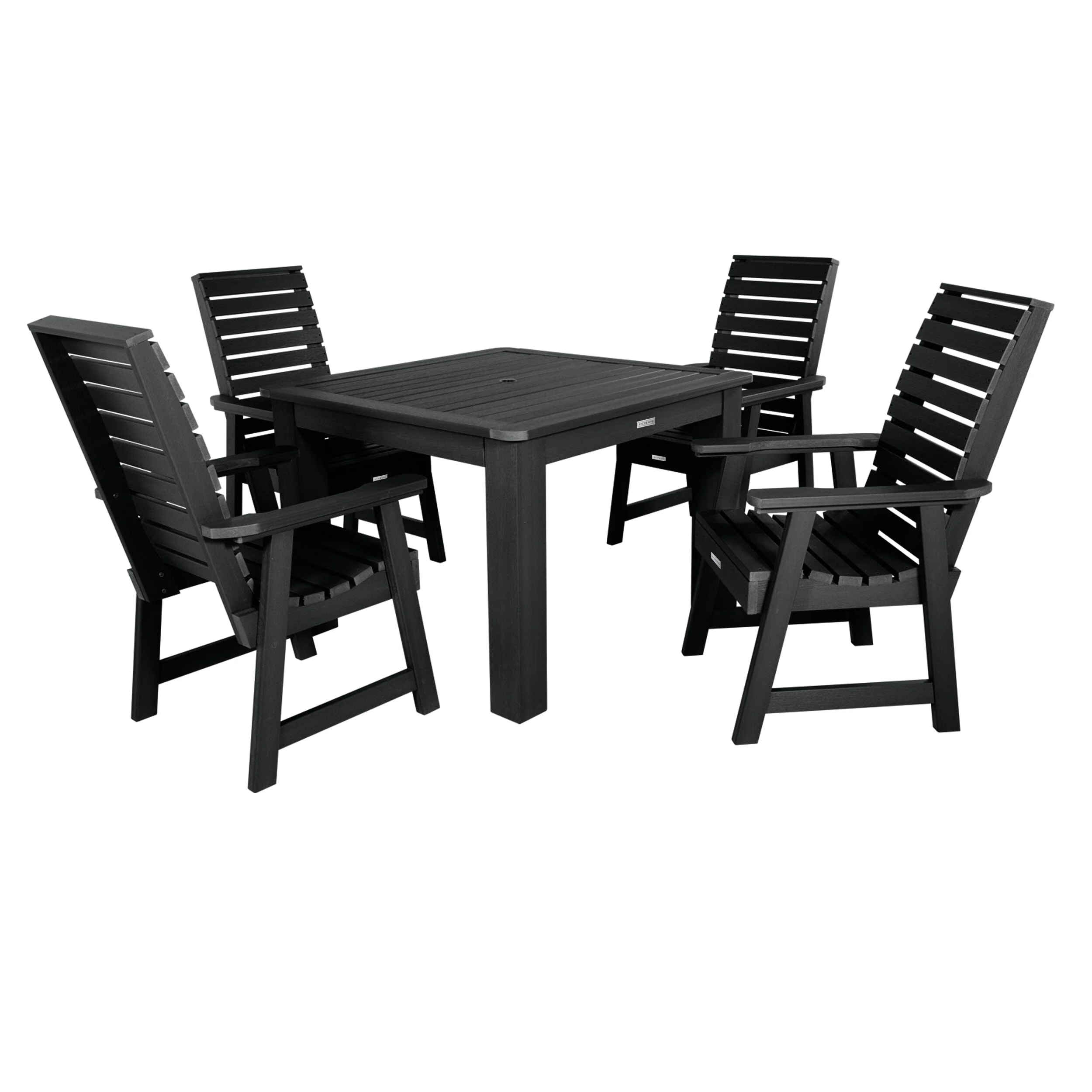 Weatherly 5pc Square Dining Set 42in x 42in - Dining Height - Image 7