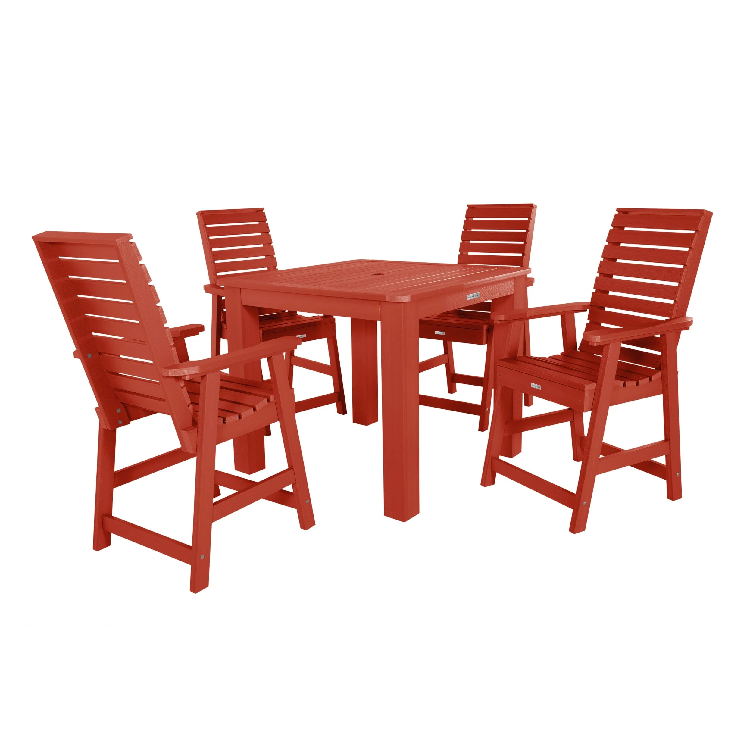 Weatherly 5pc Square Dining Set 42in x 42in- Counter Height - Image 15