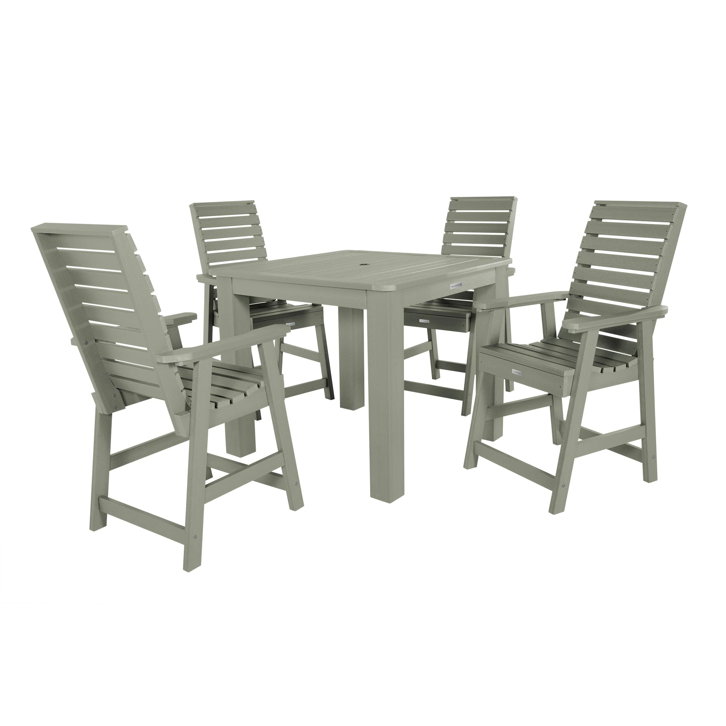 Weatherly 5pc Square Dining Set 42in x 42in- Counter Height - Image 17