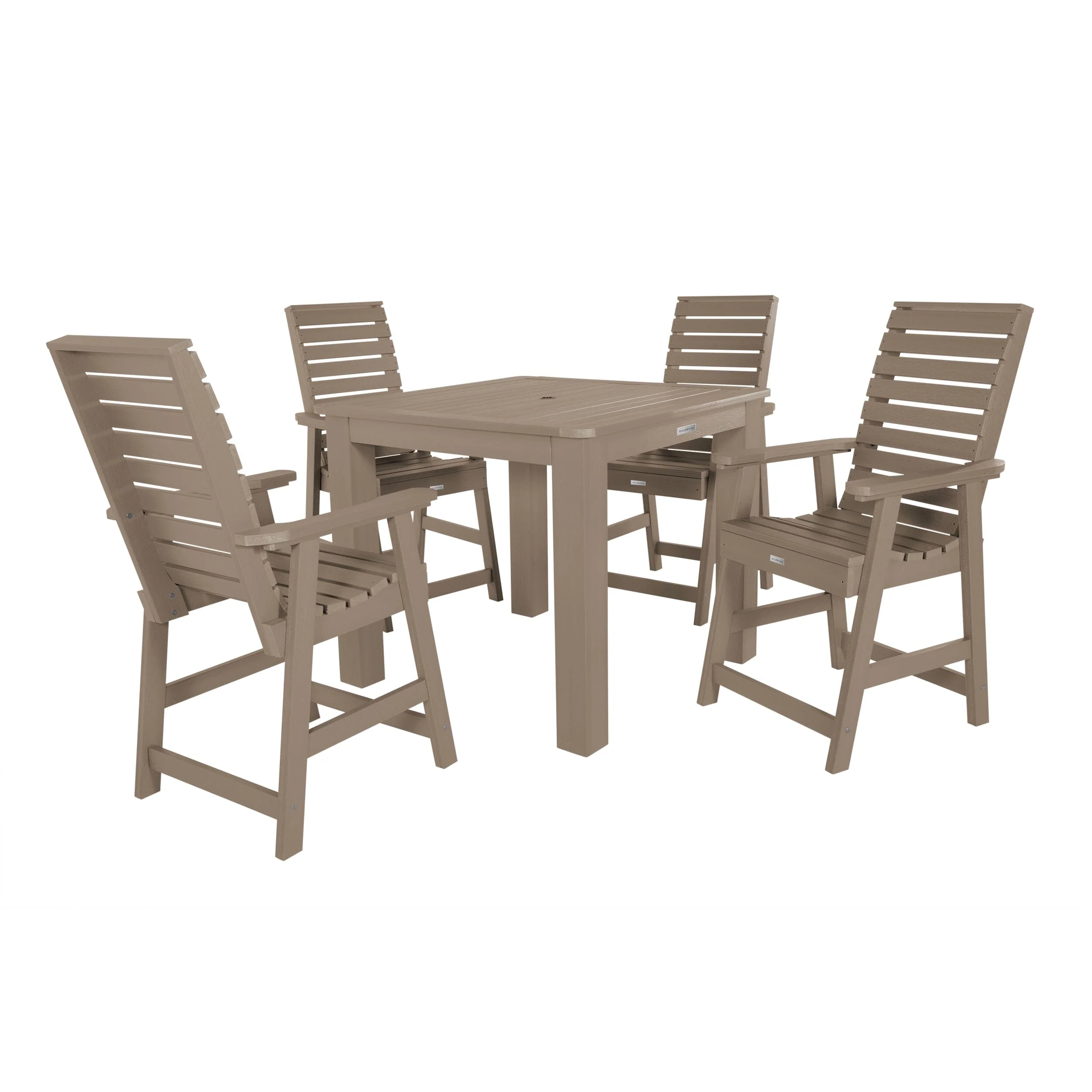 Weatherly 5pc Square Dining Set 42in x 42in- Counter Height - Image 21