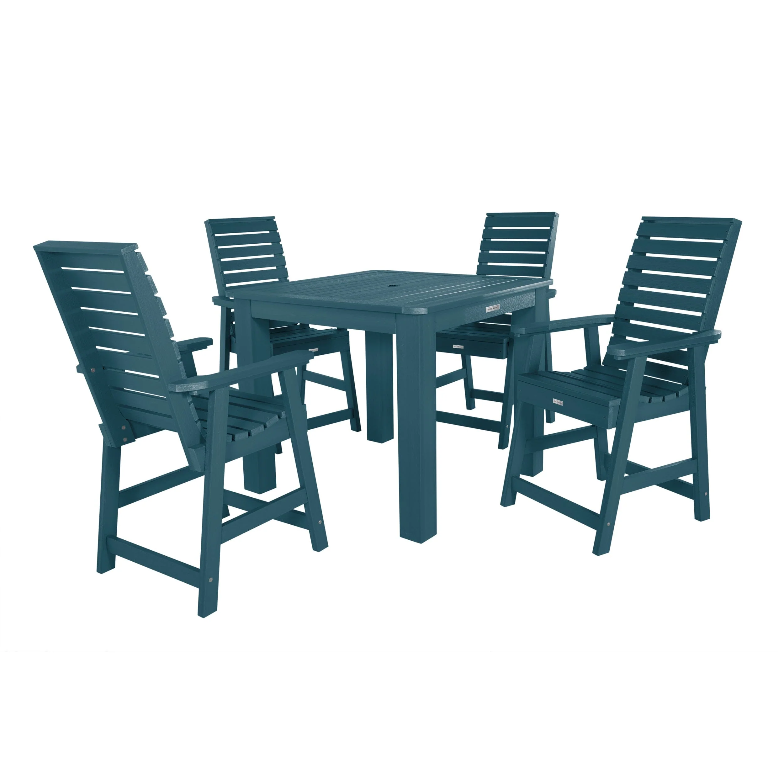 Weatherly 5pc Square Dining Set 42in x 42in- Counter Height - Image 3