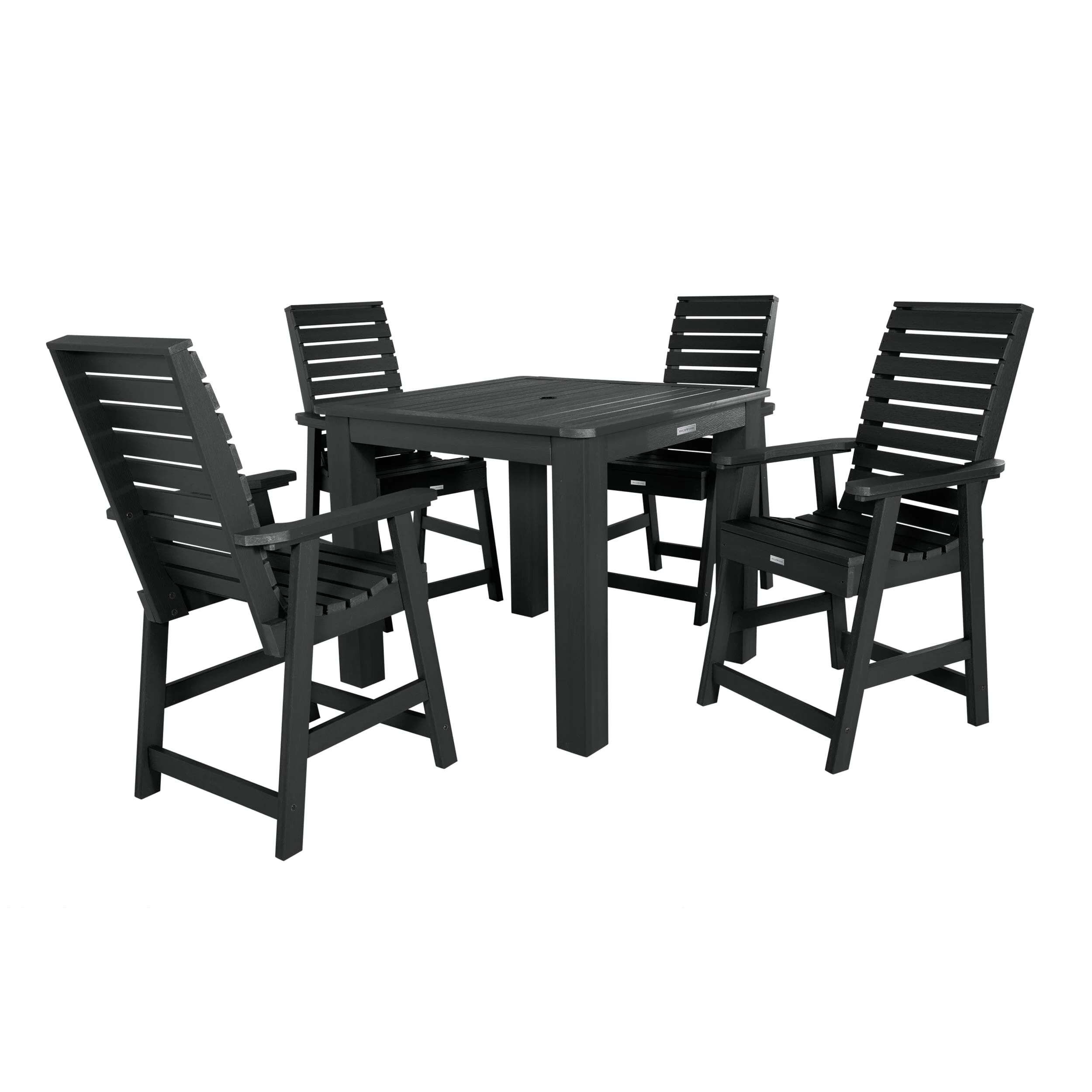 Weatherly 5pc Square Dining Set 42in x 42in- Counter Height - Image 5