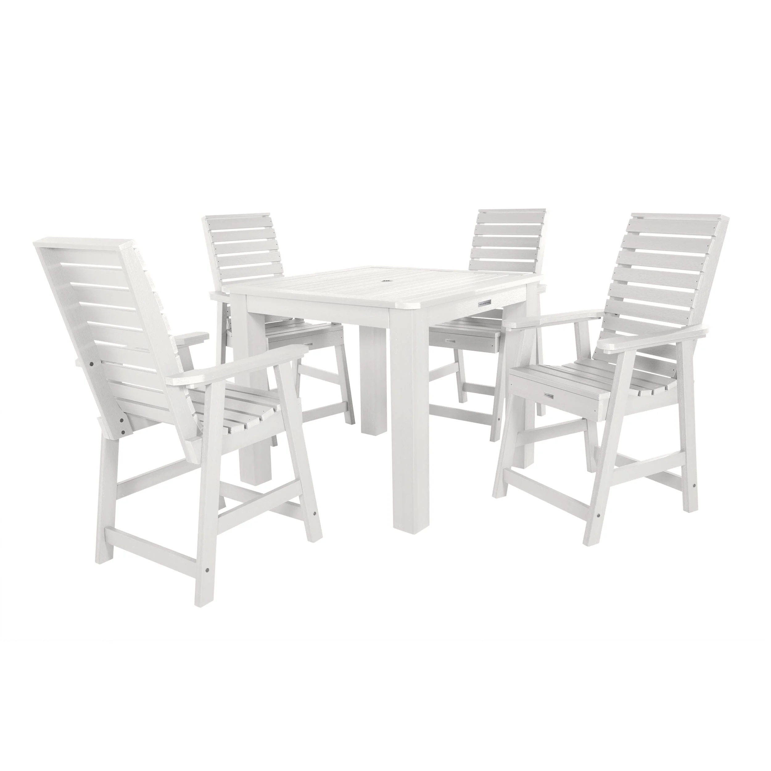 Weatherly 5pc Square Dining Set 42in x 42in- Counter Height - Image 7