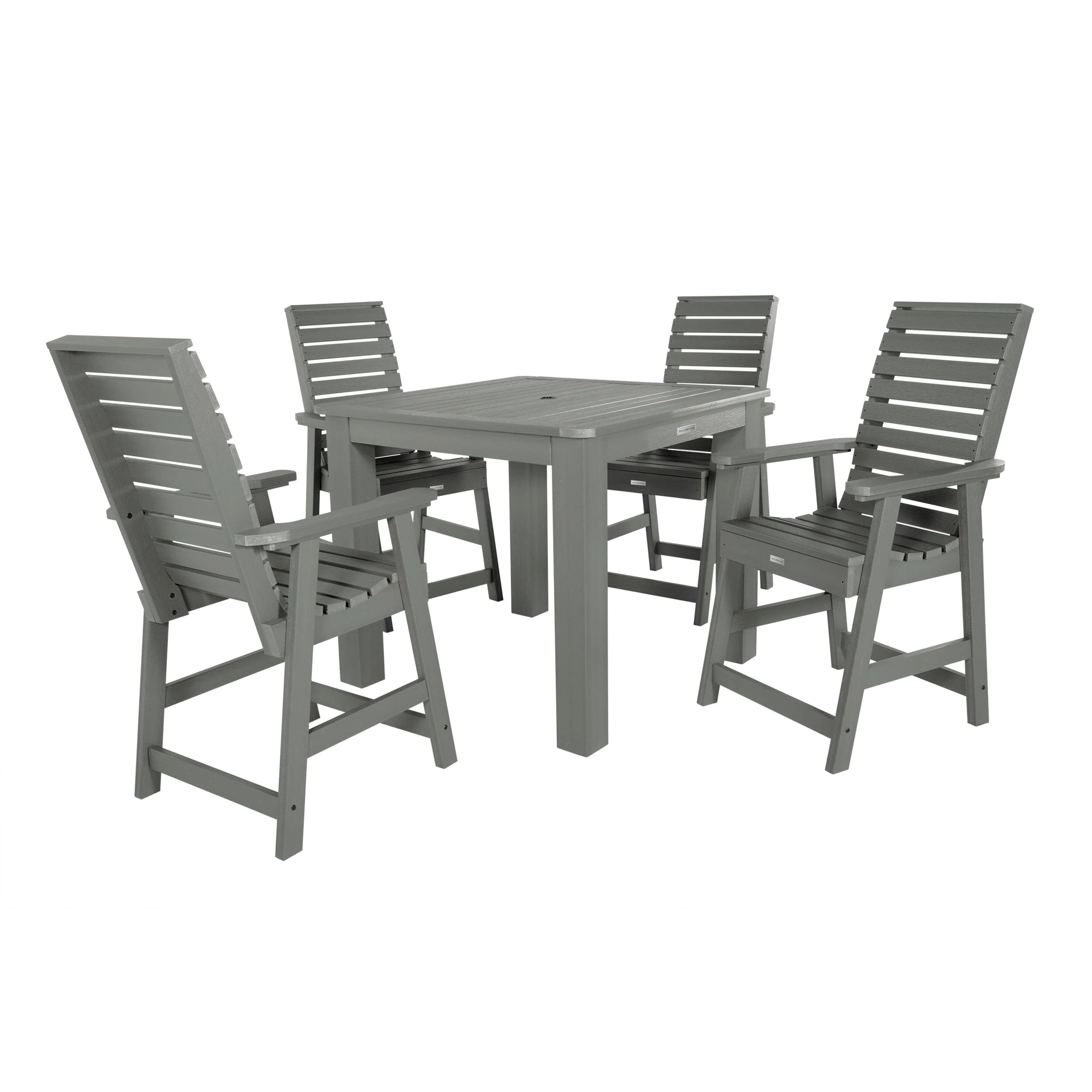 Weatherly 5pc Square Dining Set 42in x 42in- Counter Height - Image 9