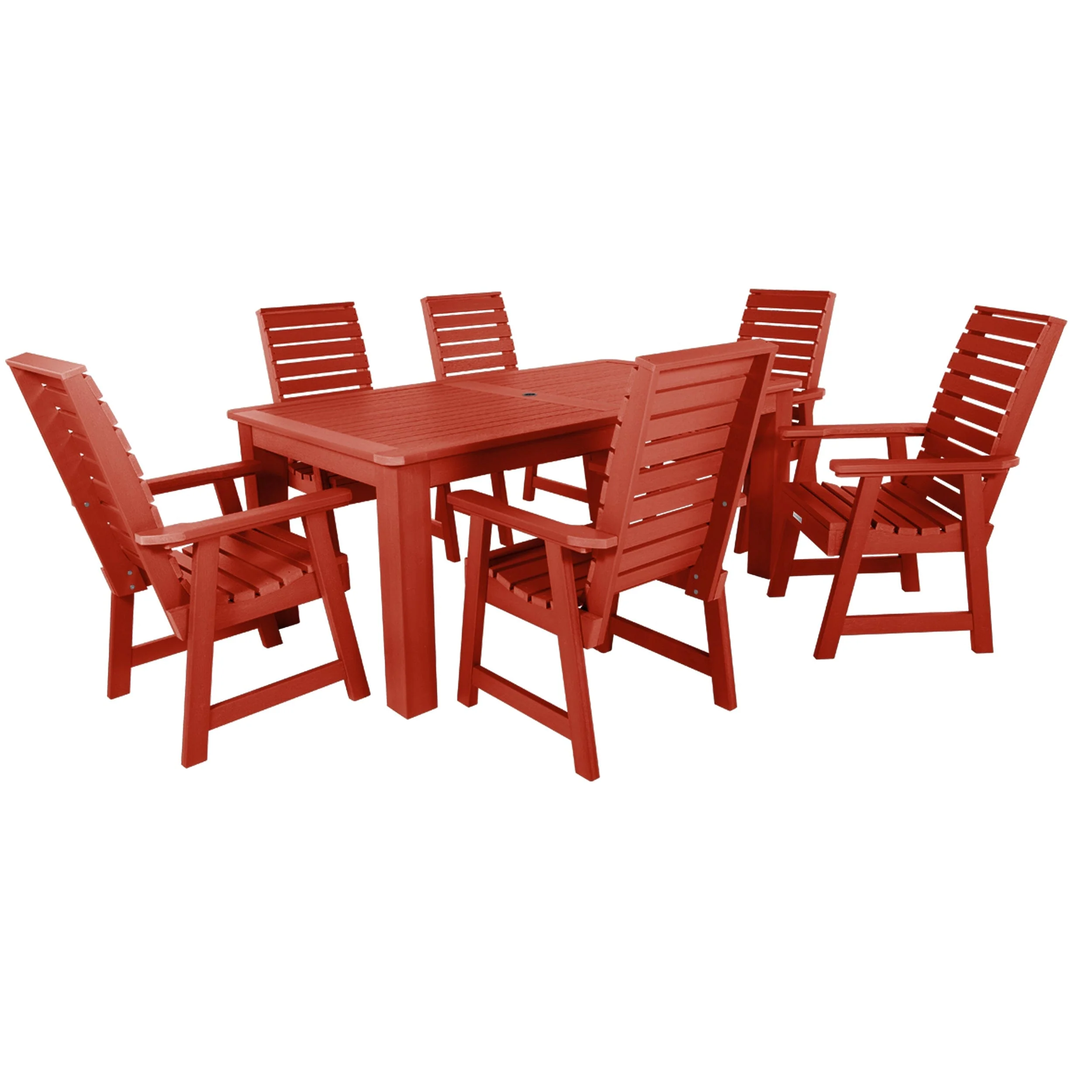 Weatherly 7pc Rectangular Dining Set 42in x 72in - Dining Height - Image 15