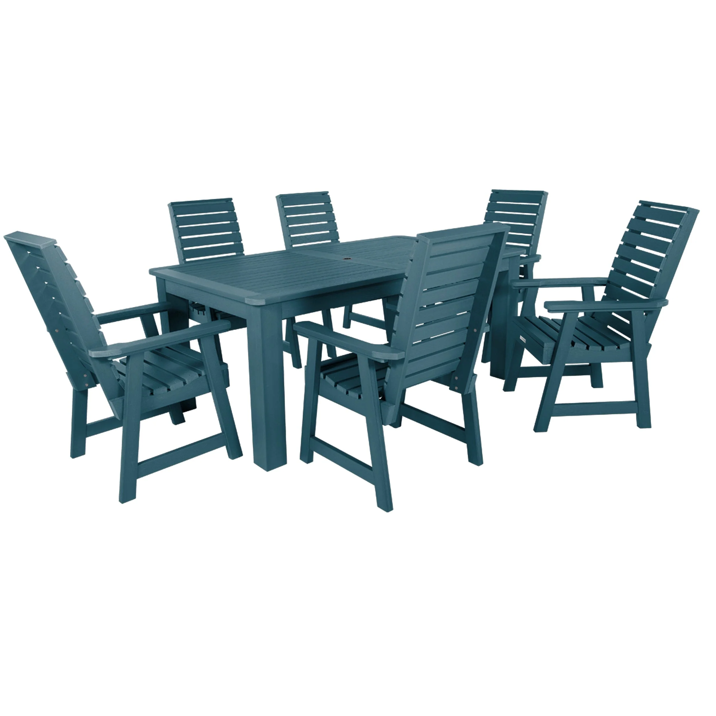 Weatherly 7pc Rectangular Dining Set 42in x 72in - Dining Height - Image 3