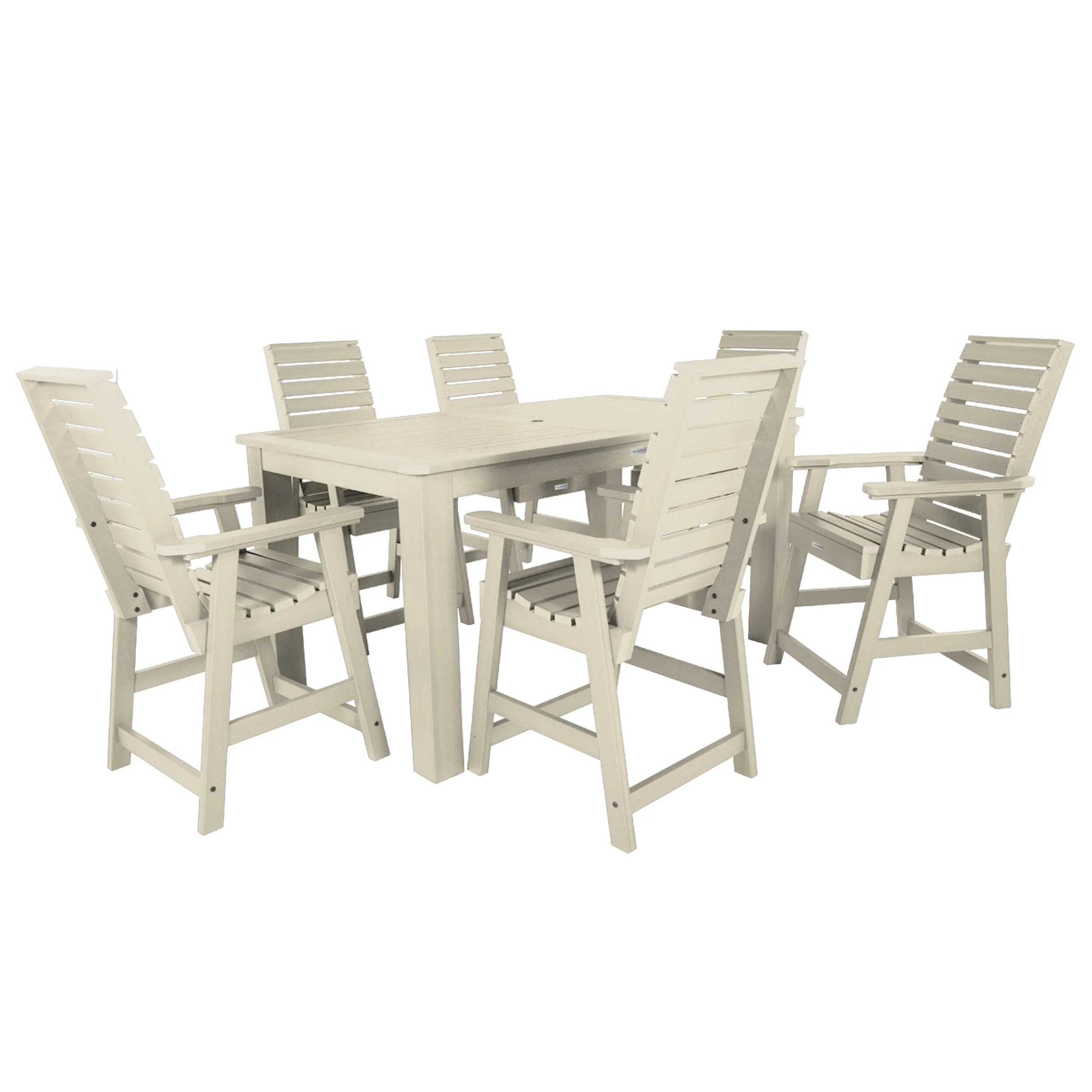 Weatherly 7pc Rectangular Dining Set 42in x 72in - Counter Height - Image 11