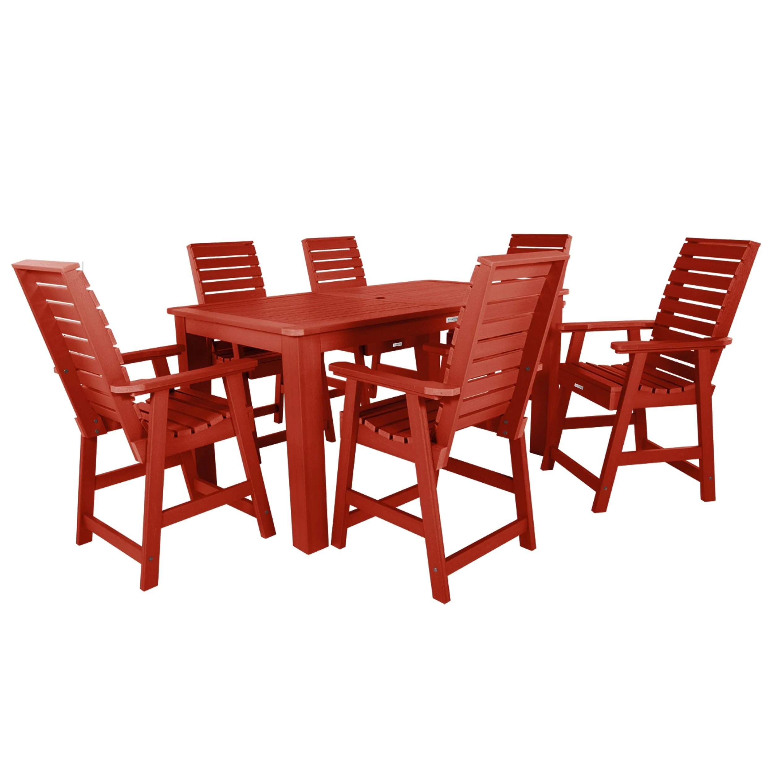 Weatherly 7pc Rectangular Dining Set 42in x 72in - Counter Height - Image 15