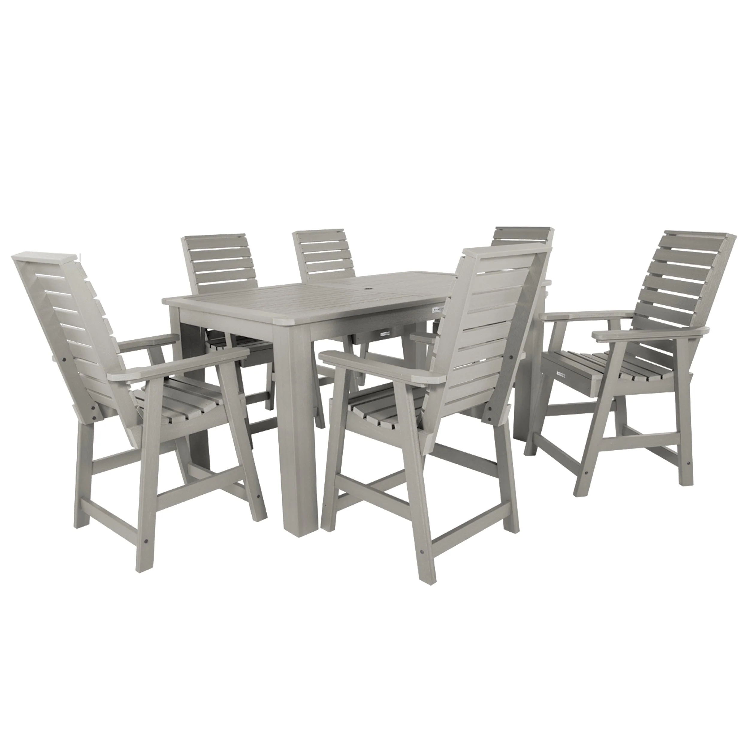 Weatherly 7pc Rectangular Dining Set 42in x 72in - Counter Height - Image 19