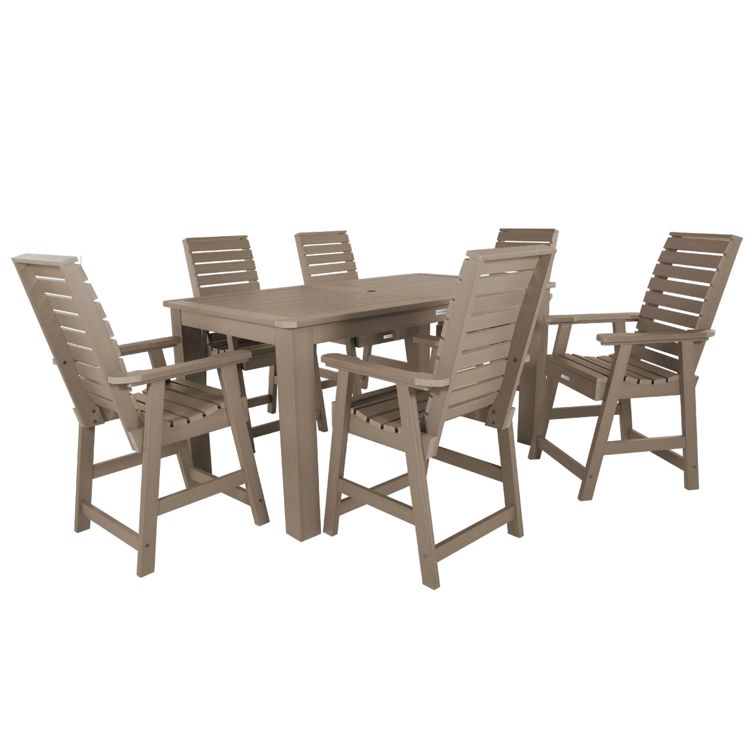 Weatherly 7pc Rectangular Dining Set 42in x 72in - Counter Height - Image 21