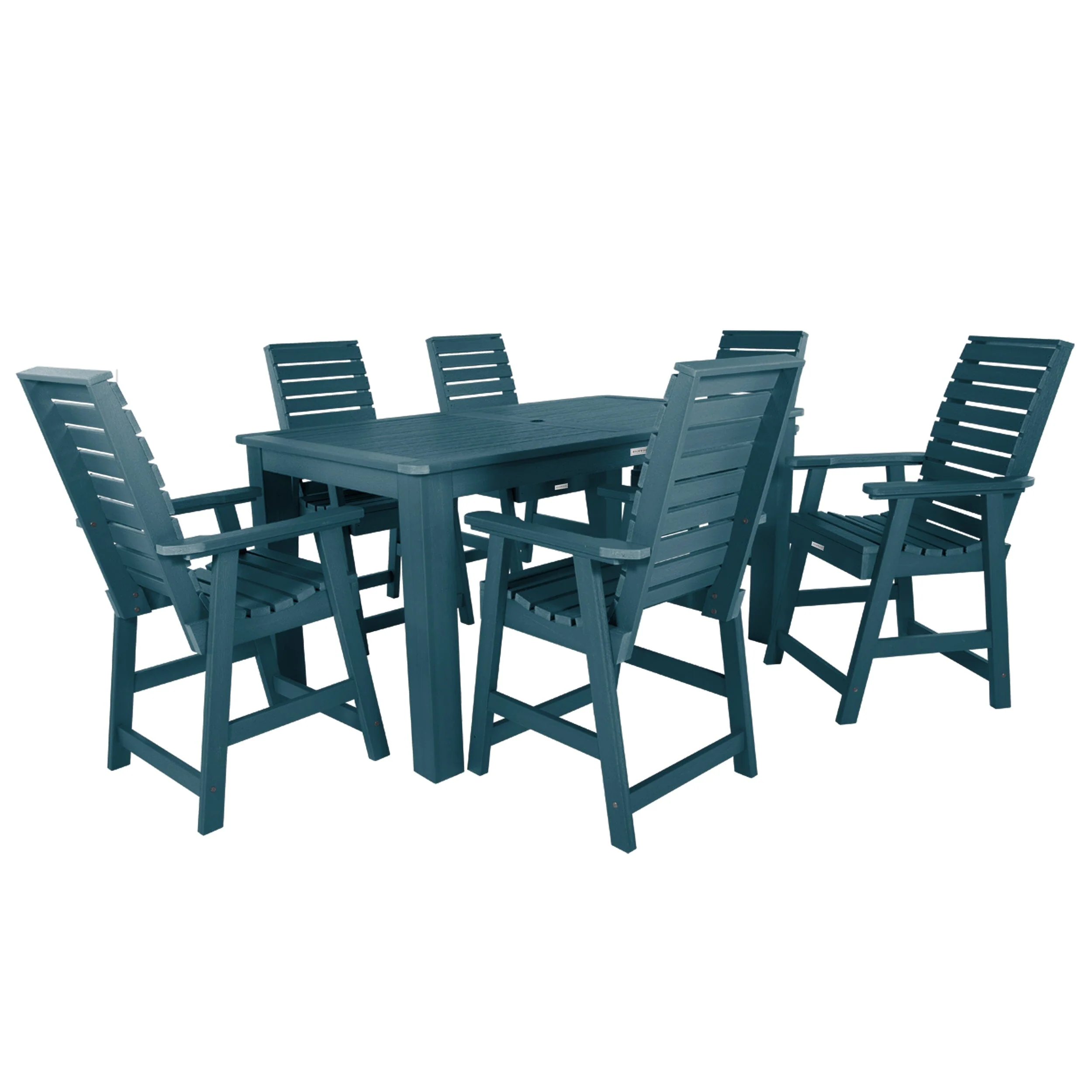 Weatherly 7pc Rectangular Dining Set 42in x 72in - Counter Height - Image 3