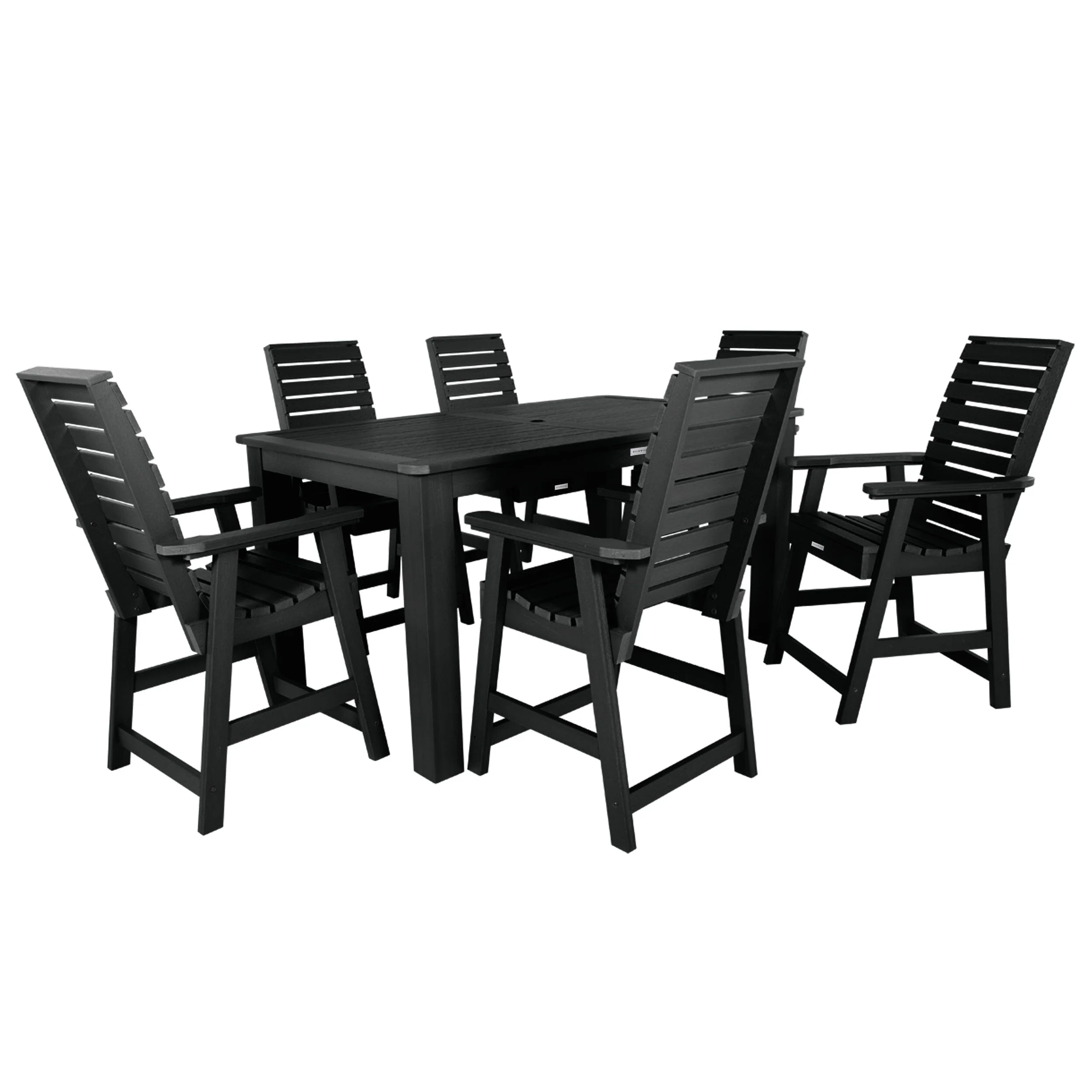 Weatherly 7pc Rectangular Dining Set 42in x 72in - Counter Height - Image 5