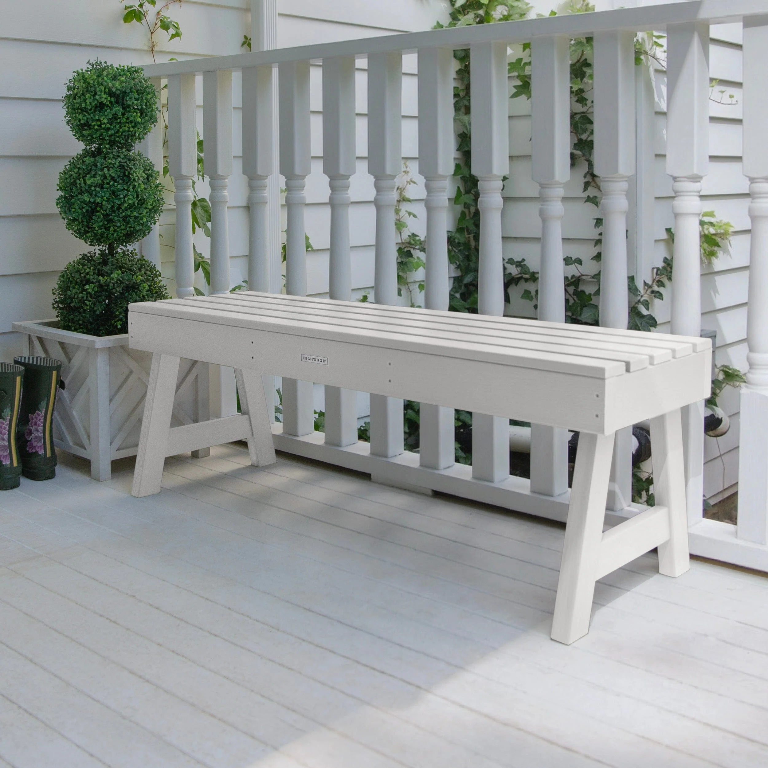 Weatherly Picnic Backless Bench - 4ft - Image 11