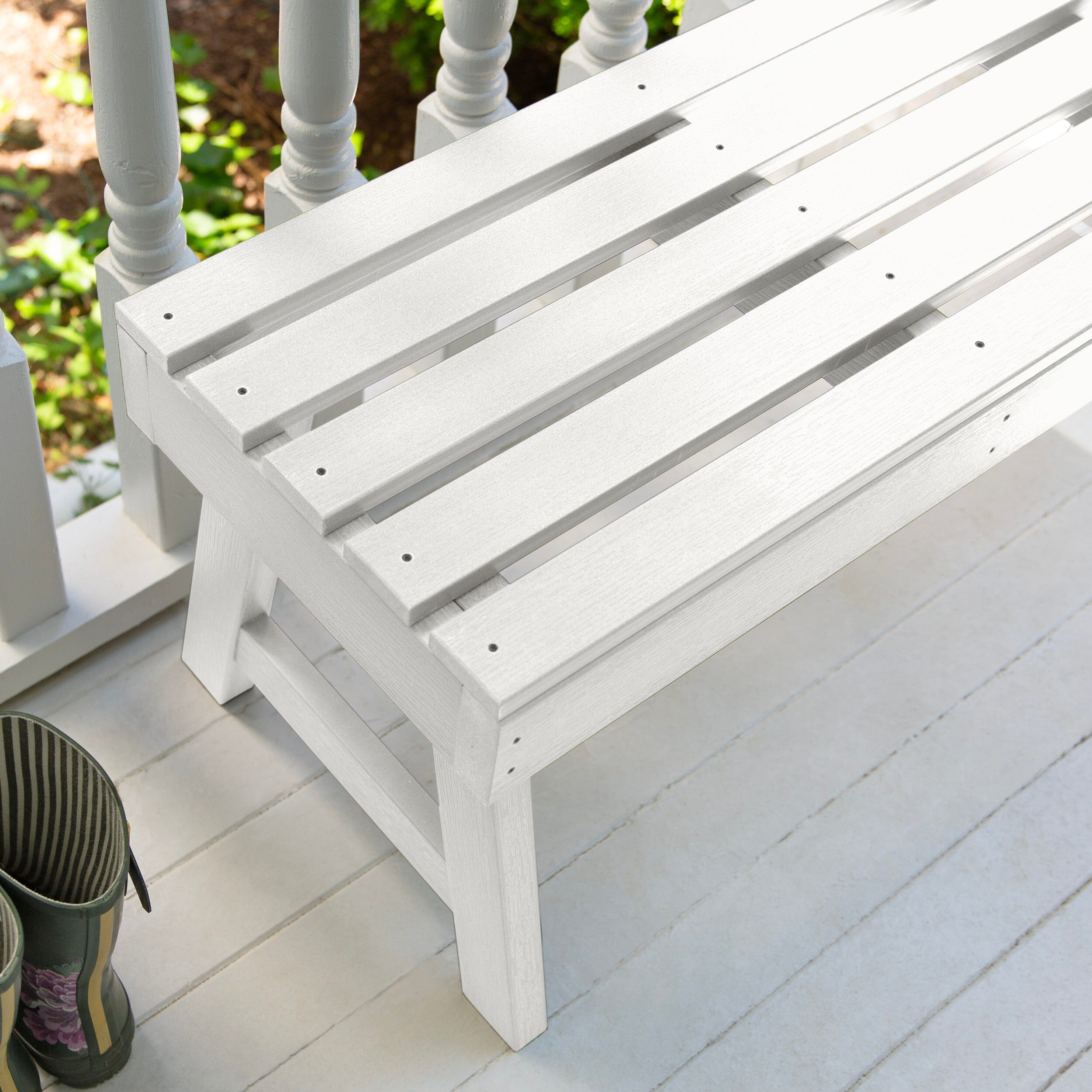 Weatherly Picnic Backless Bench - 4ft - Image 12