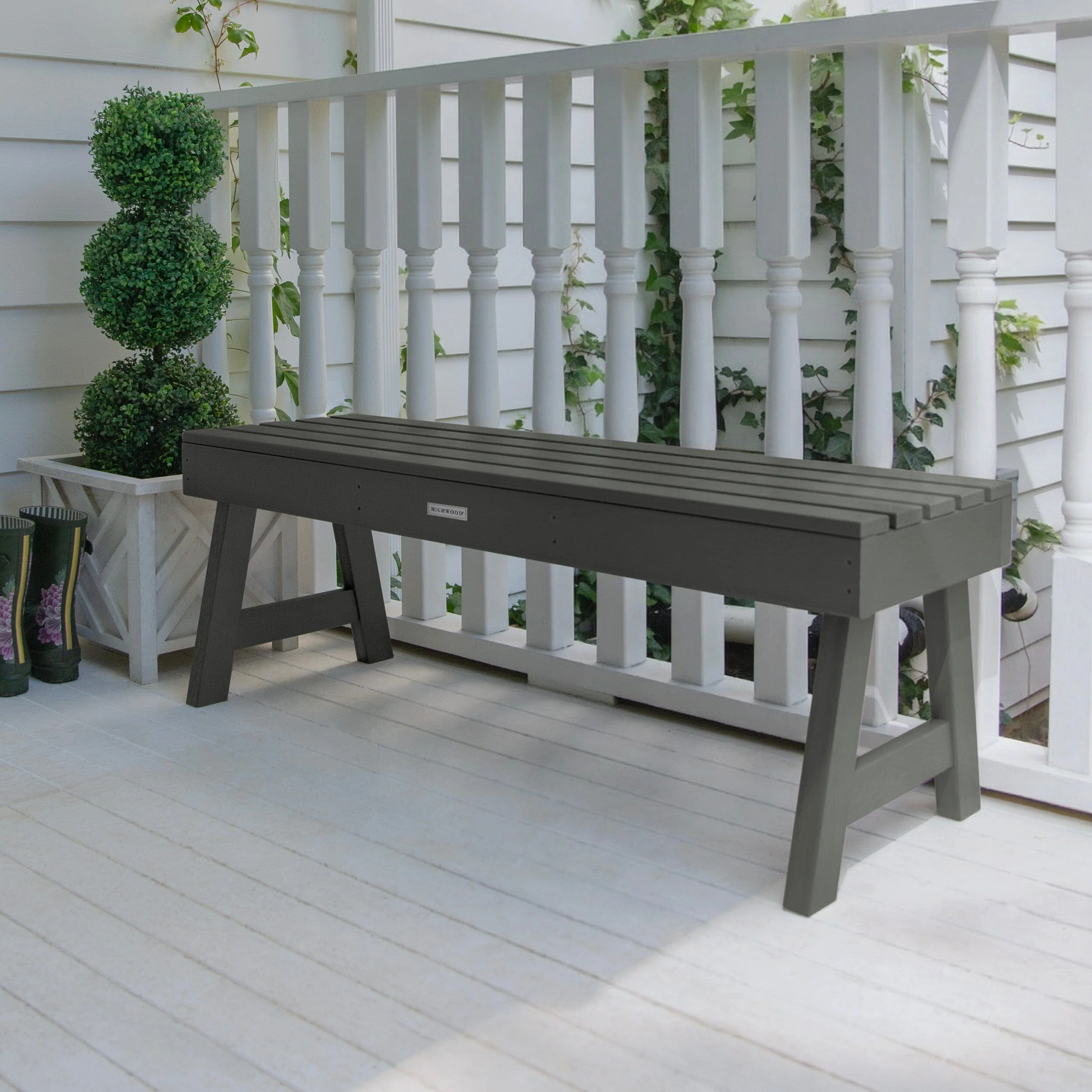 Weatherly Picnic Backless Bench - 4ft - Image 15