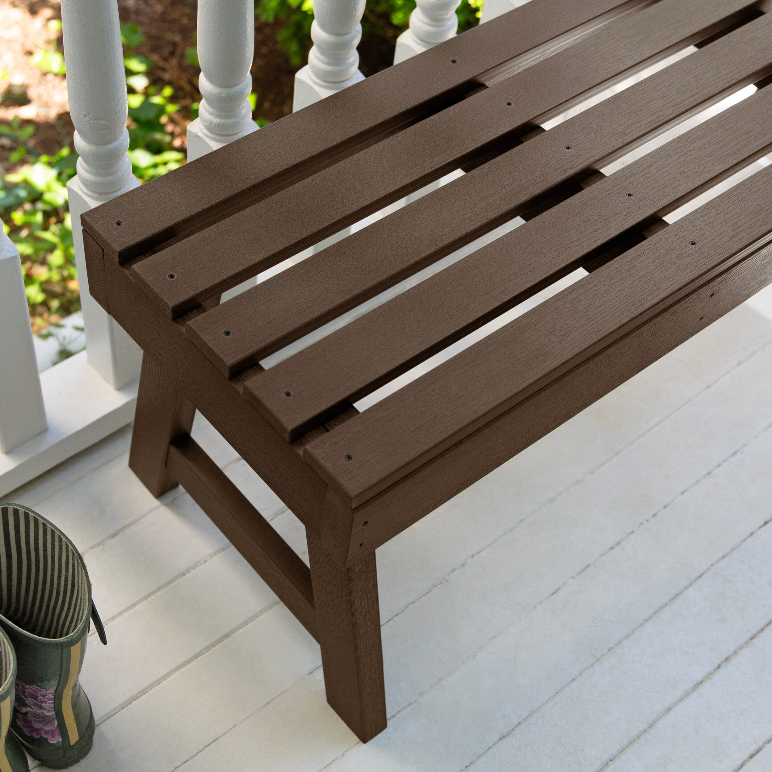 Weatherly Picnic Backless Bench - 4ft - Image 4
