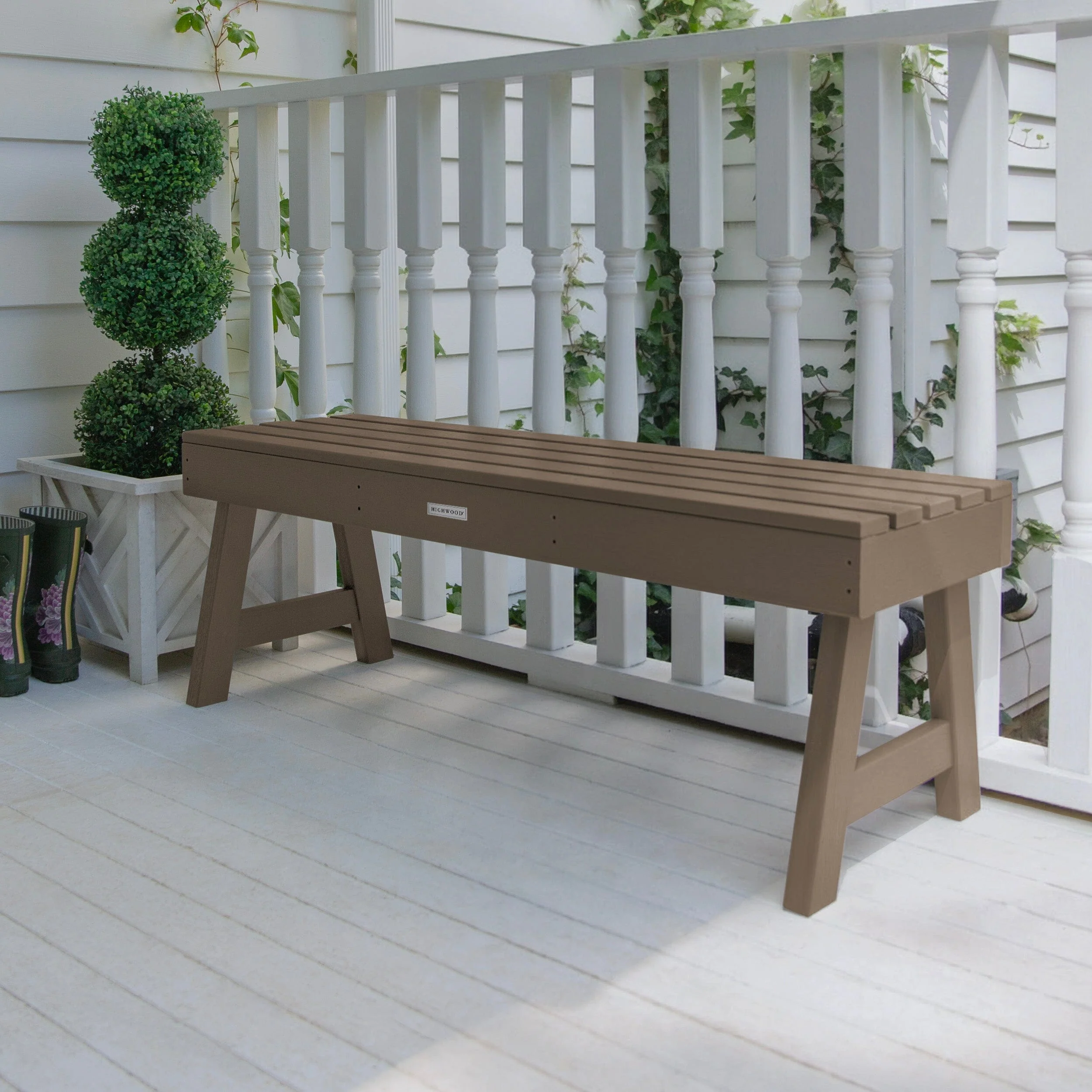 Weatherly Picnic Backless Bench - 4ft - Image 43